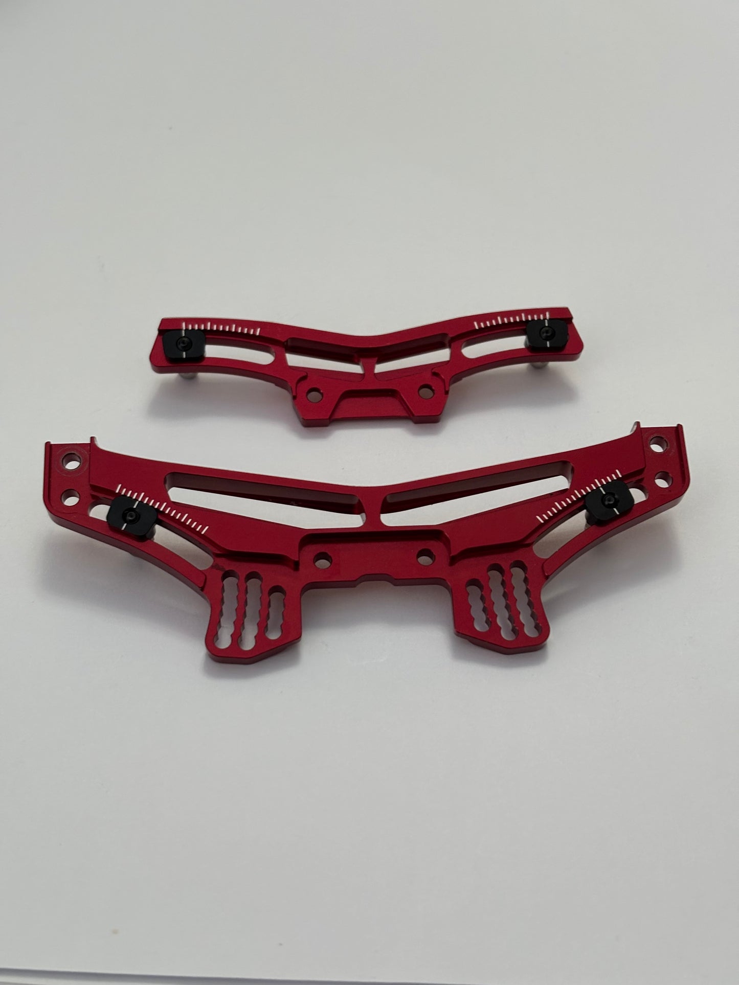 MST Red Alloy Shock Towers Front Rear