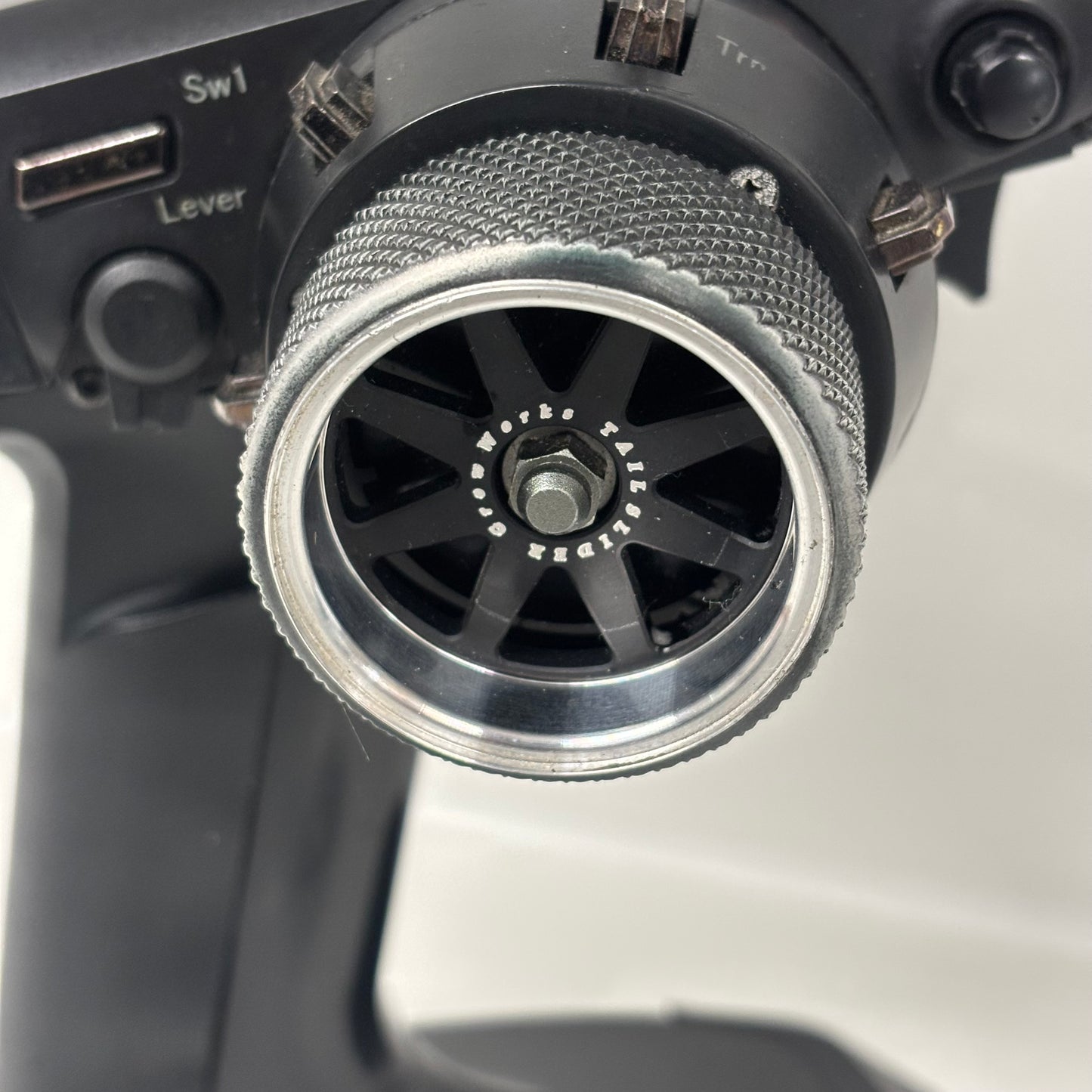 Sanwa M12 Tailsliders Wheel Alloy Grow Works Controller and Receiver RX 471