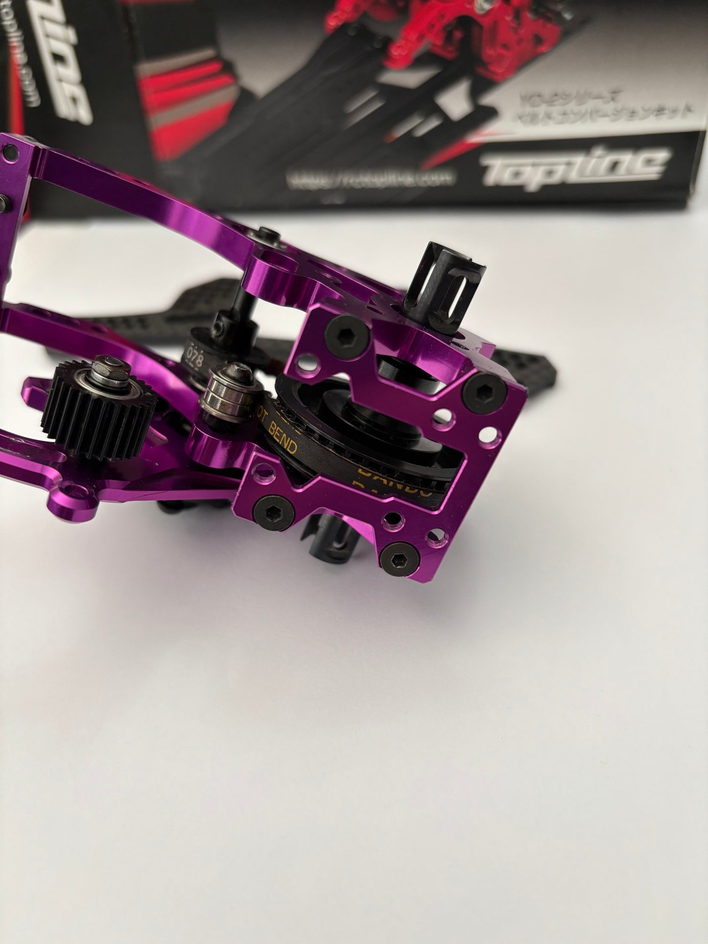 Topline TP-481 Purple Alloy Carbon Belt Gearbox Conversion YD2 RD1.0 SD1.0 SD2.0