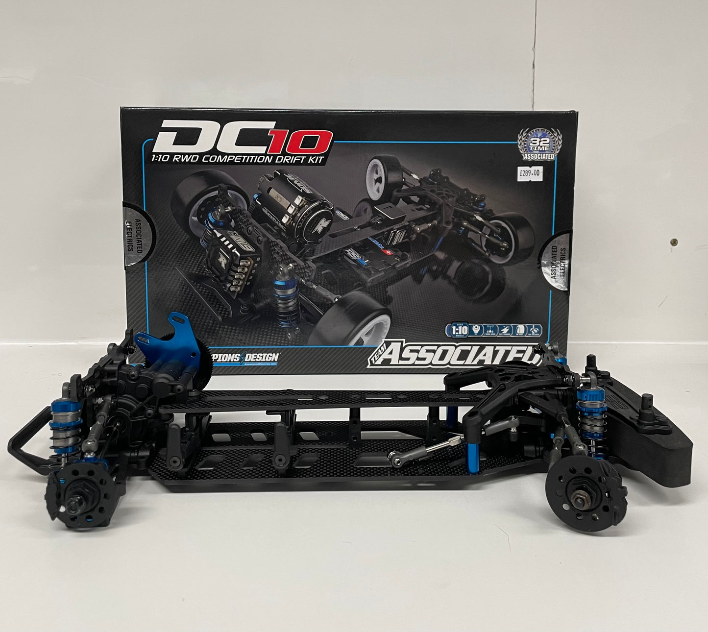 Team Associated DC10 Carbon RWD Drift Chassis Alloy Shocks