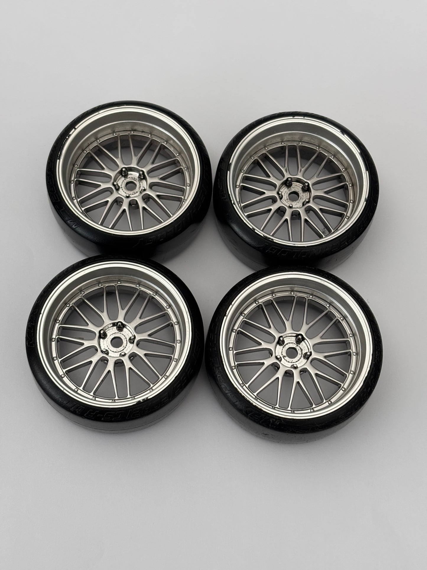 MST BBS Style Wheels and MST Silver Dot Tyres Silver