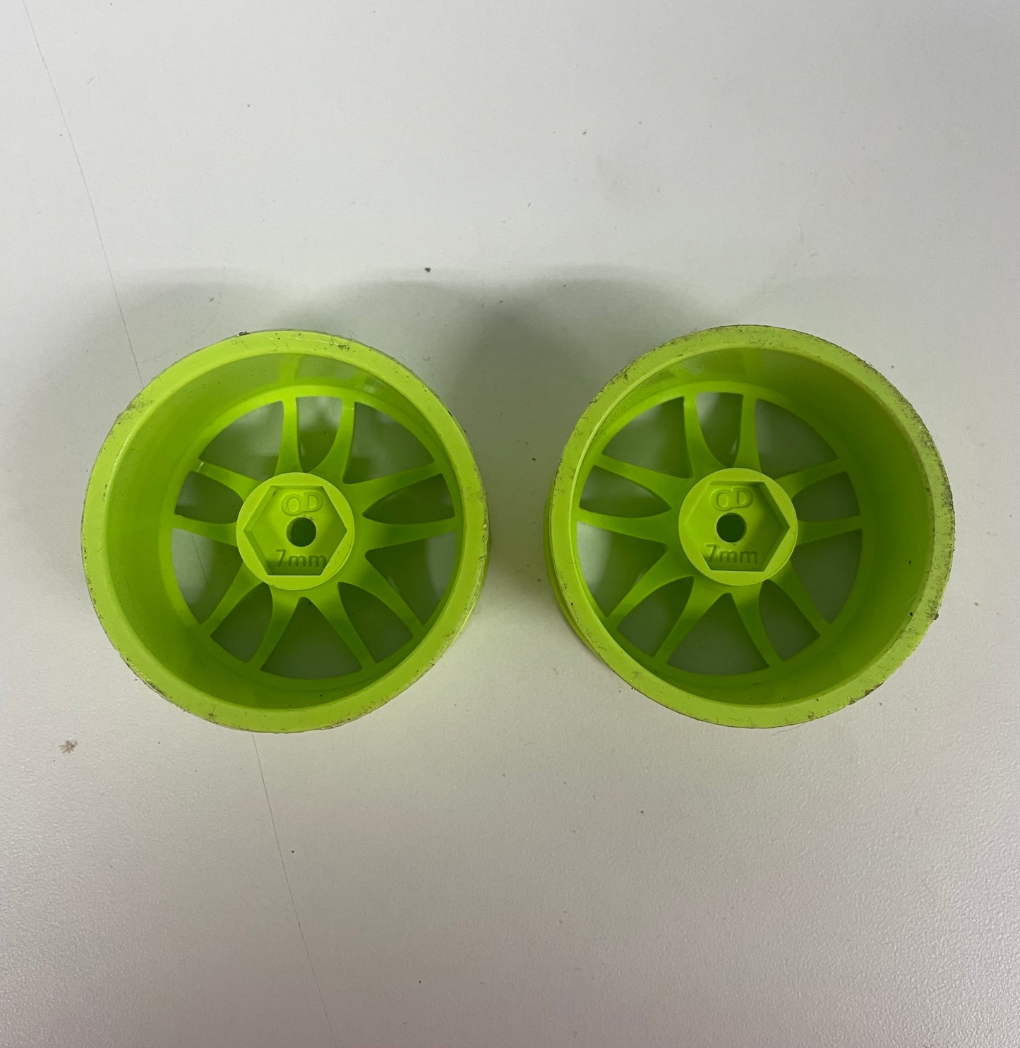 Overdose Work Kiwami 7MM Spec R Green Pair