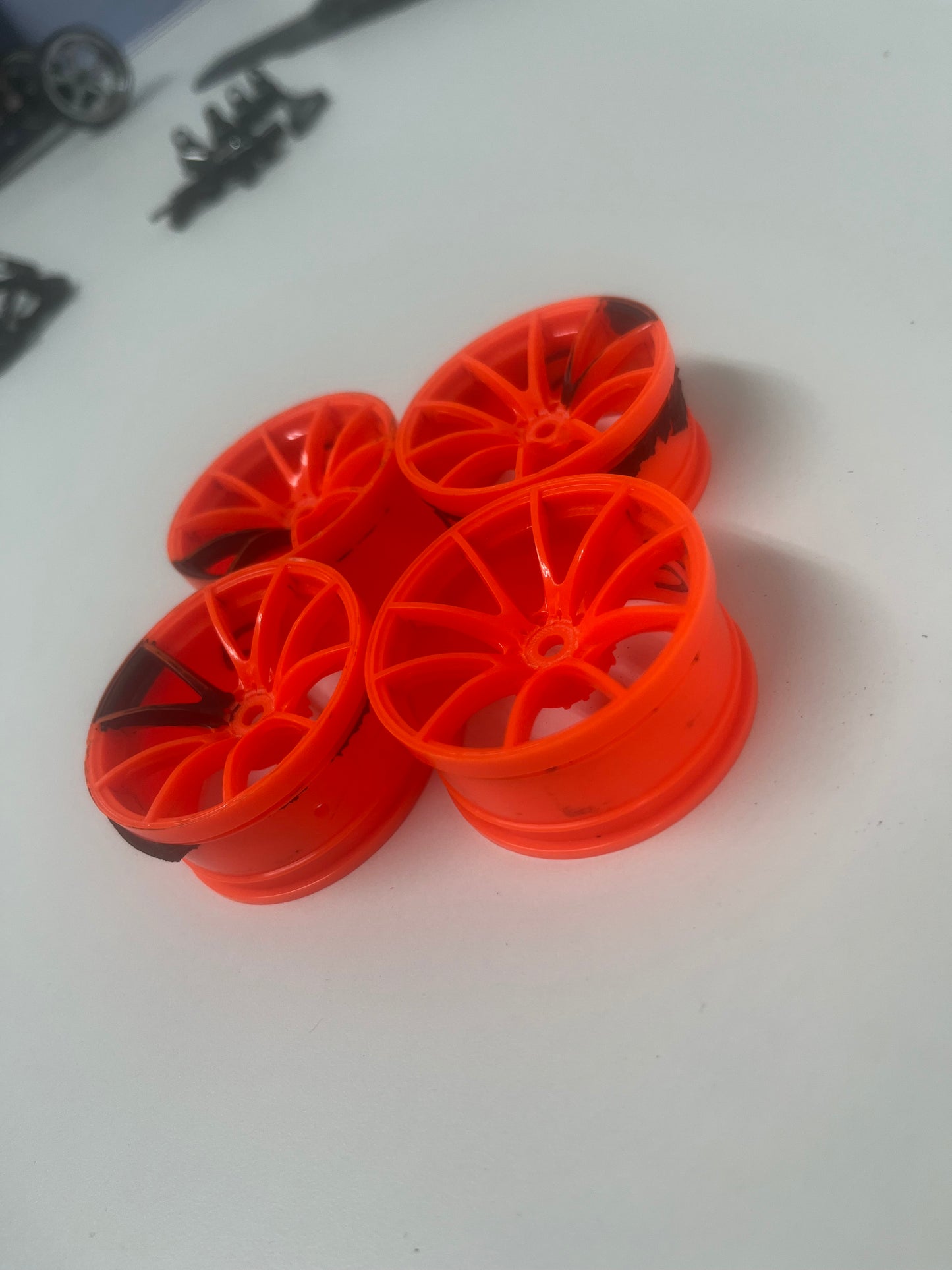 MST Orange Wheels Offset 5