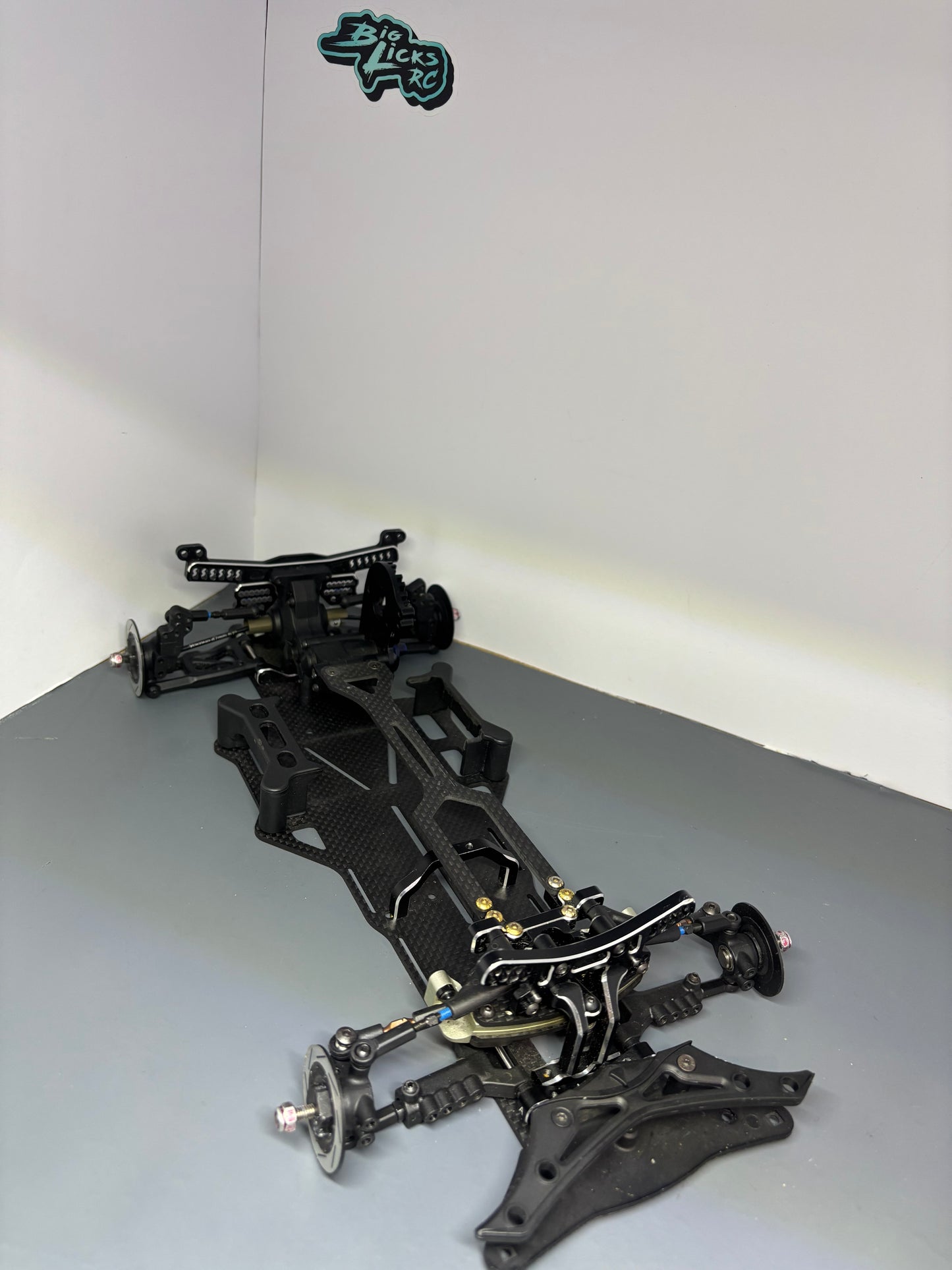 Yokomo YD2 SX3 Black Alloy Drift Chassis RWD Carbon
