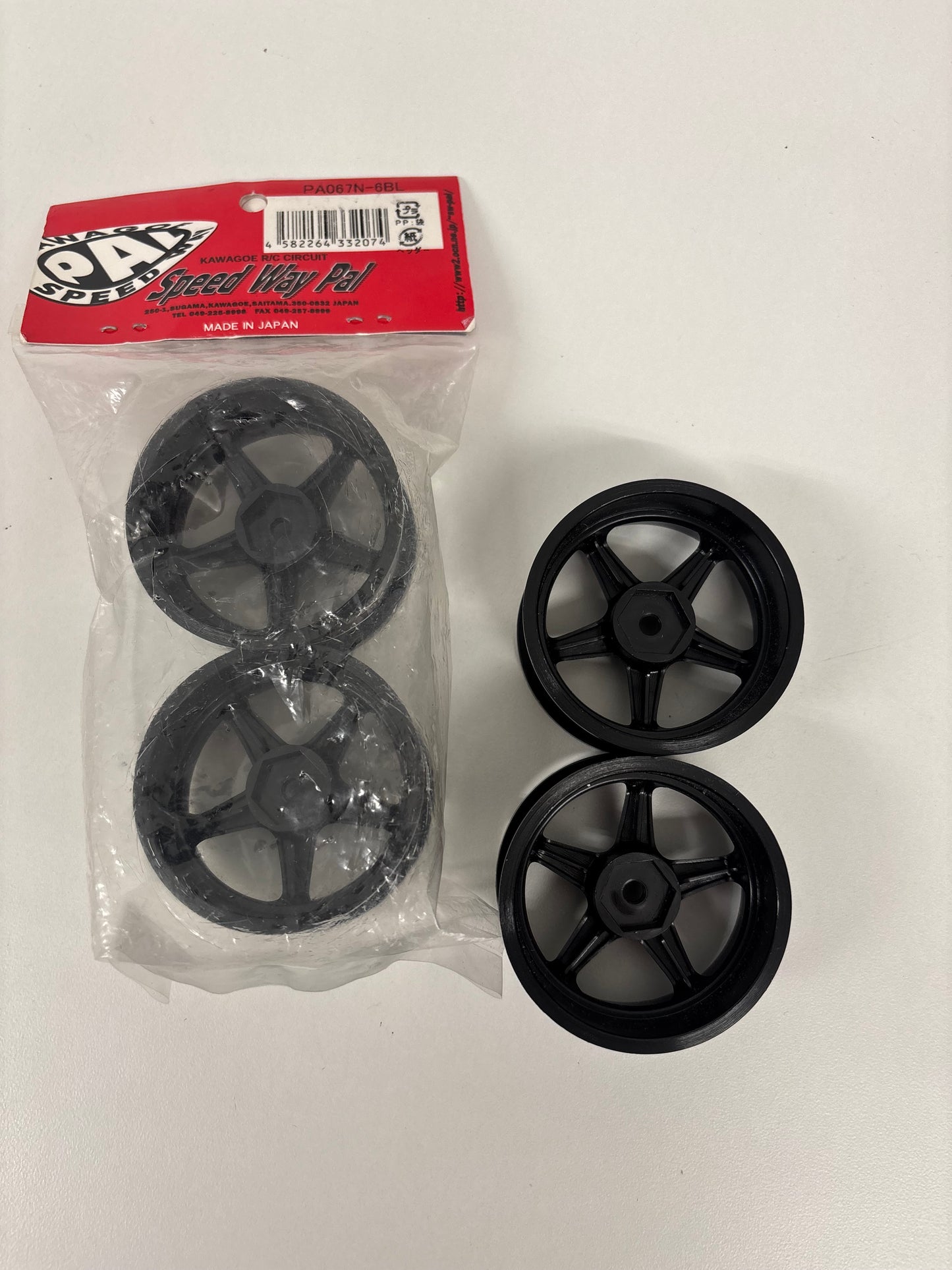Speed Way Pal Wheels Offset 6MM Black LMGT2