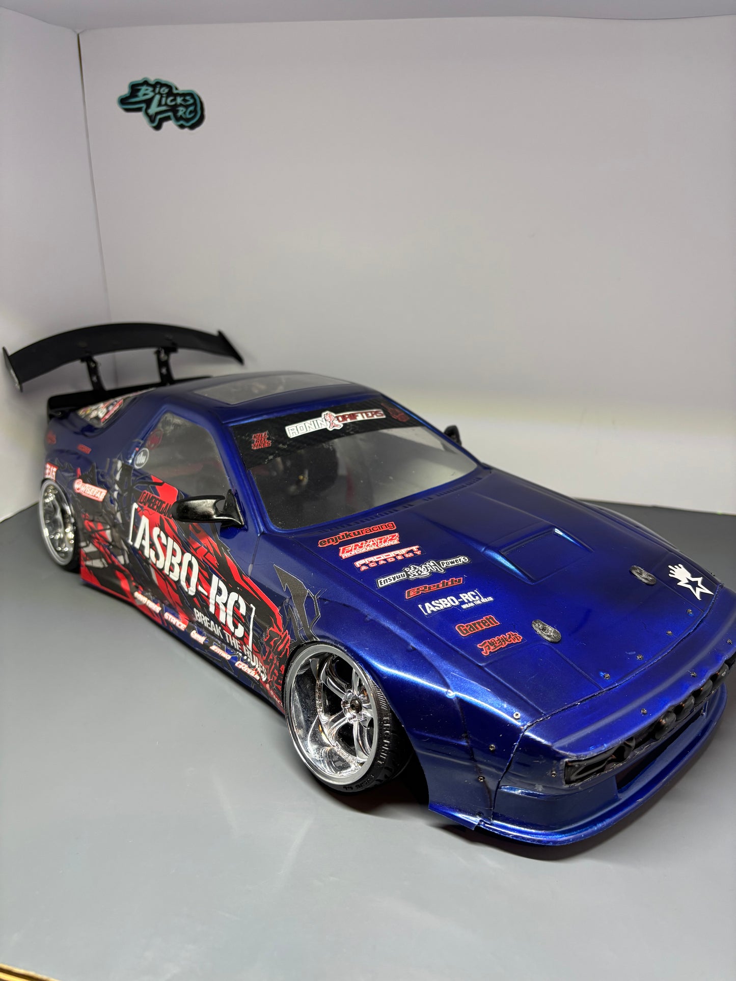Mazda RX7 FC Bodyshell Asbo RC Livery