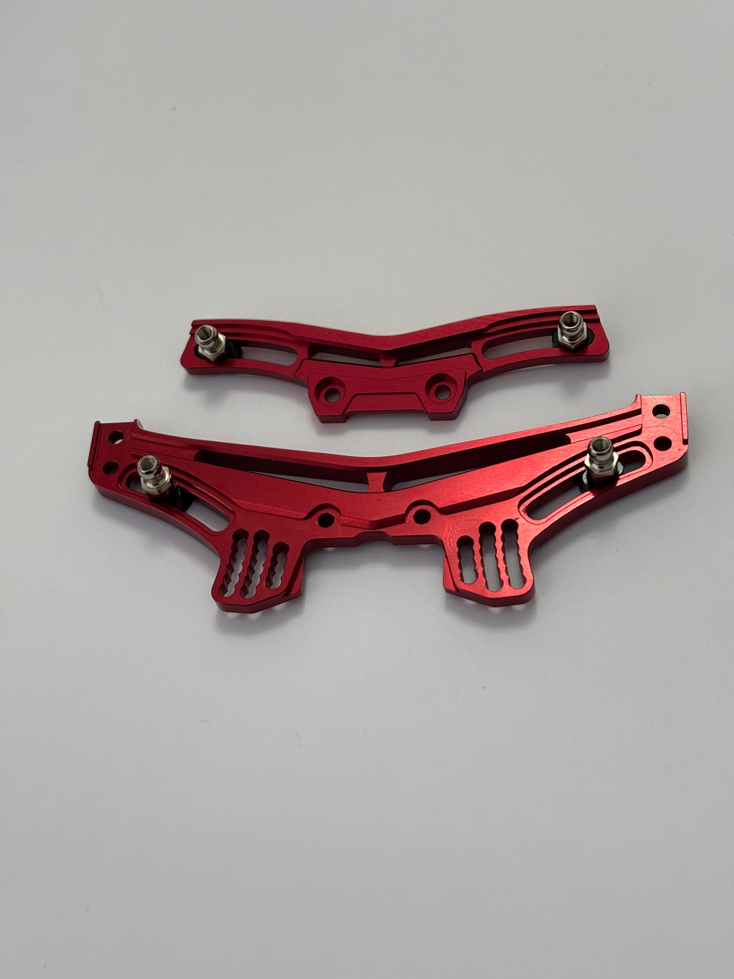 MST Red Alloy Shock Towers Front Rear