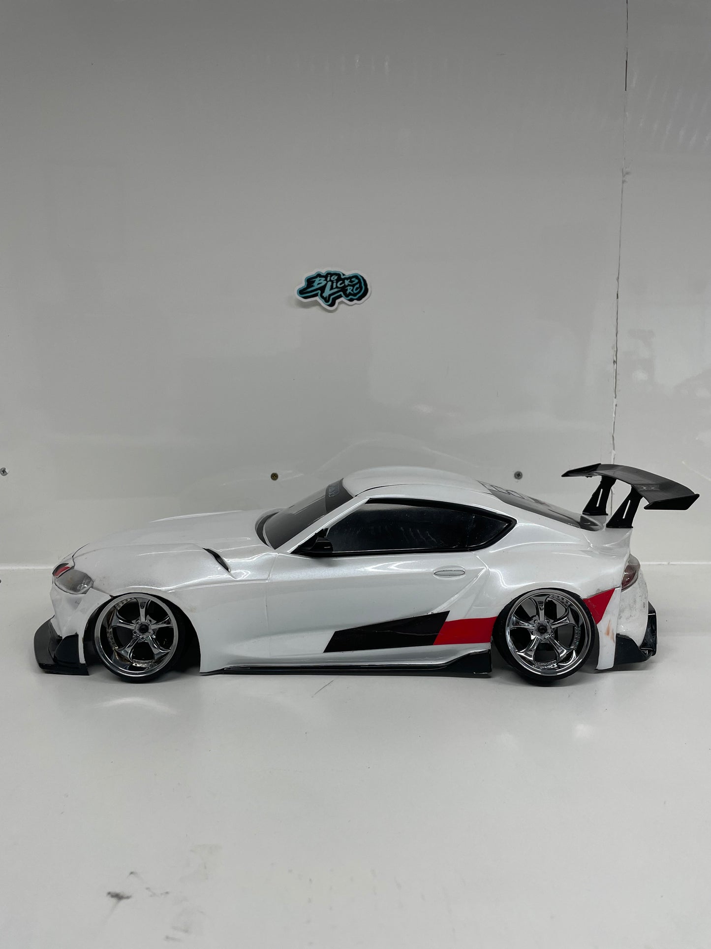 Toyota A90 GR Supra RC Drift Bodyshell White