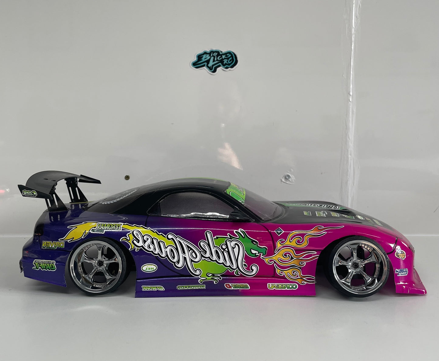 Mazda RX7 FD3S Slide House Bodyshell Pink Purple