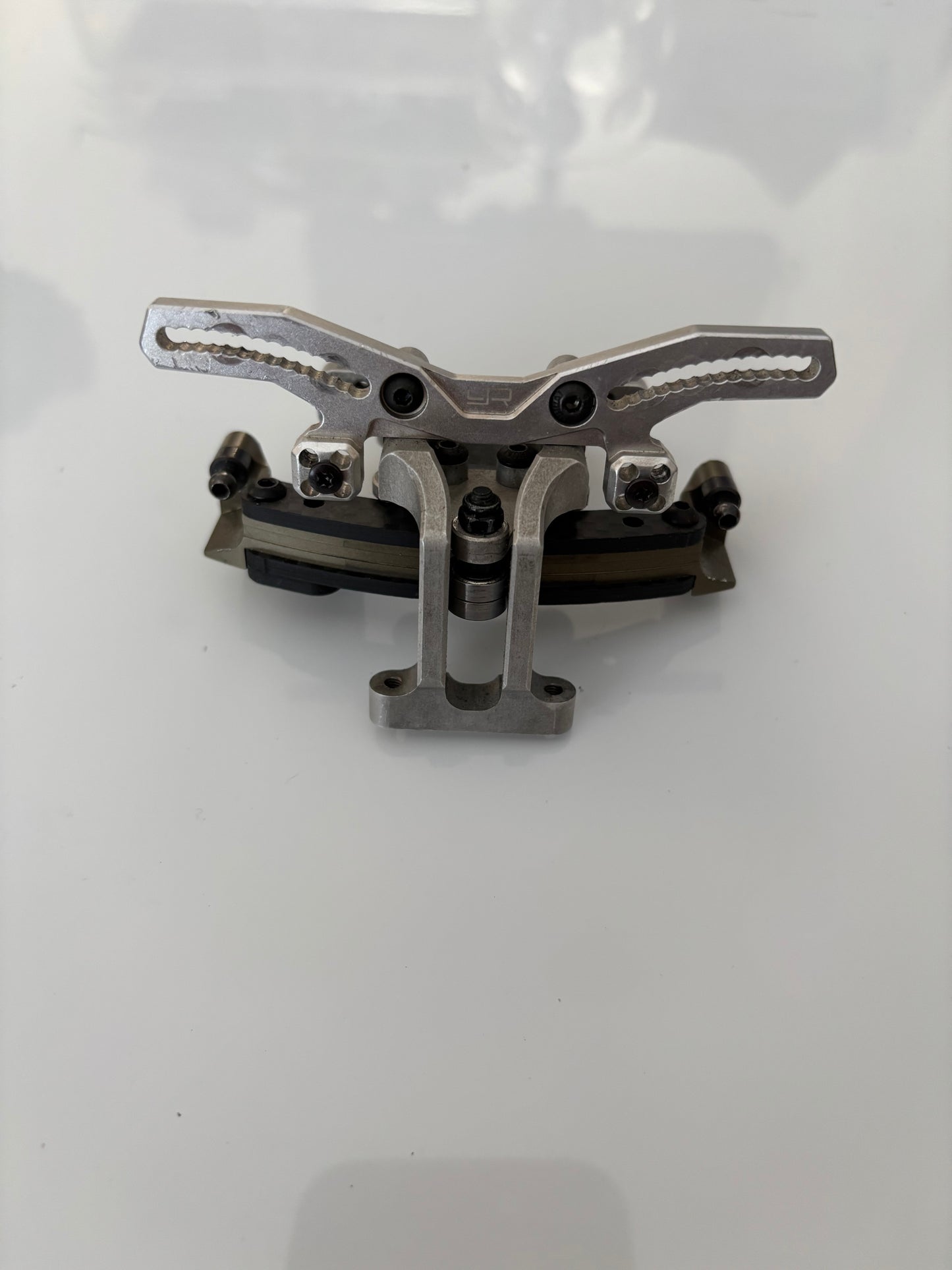 Yeah Racing YD2 Yokomo Bulkhead Slide Rack Alloy Shock Tower Silver