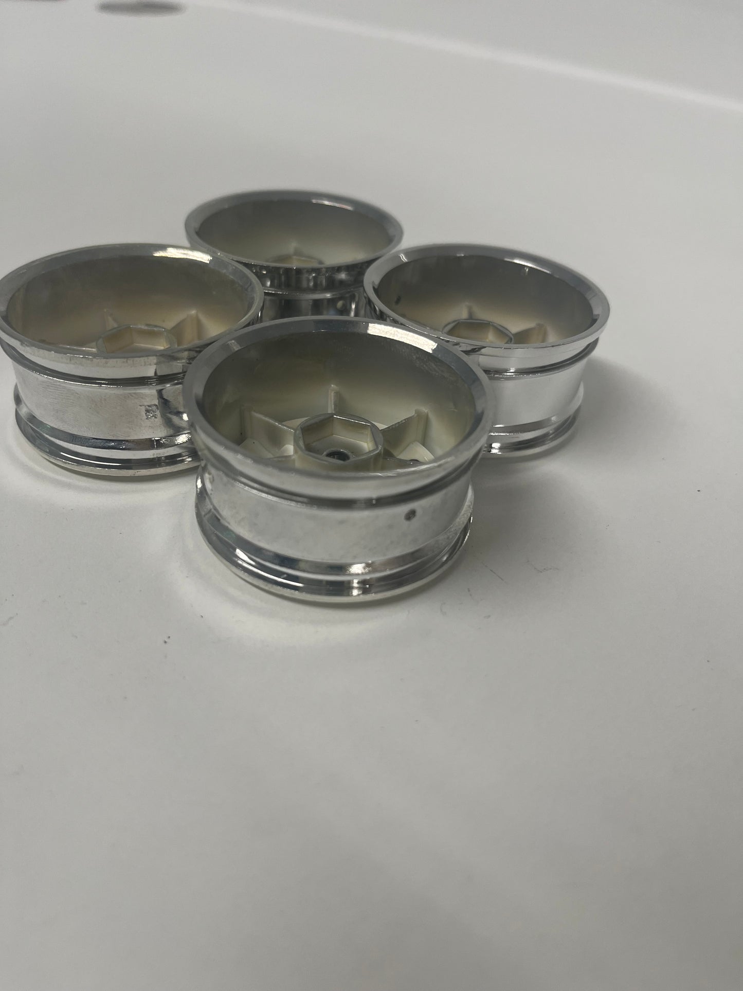 Chrome Steel Style Wheels Offset Approx 4/5
