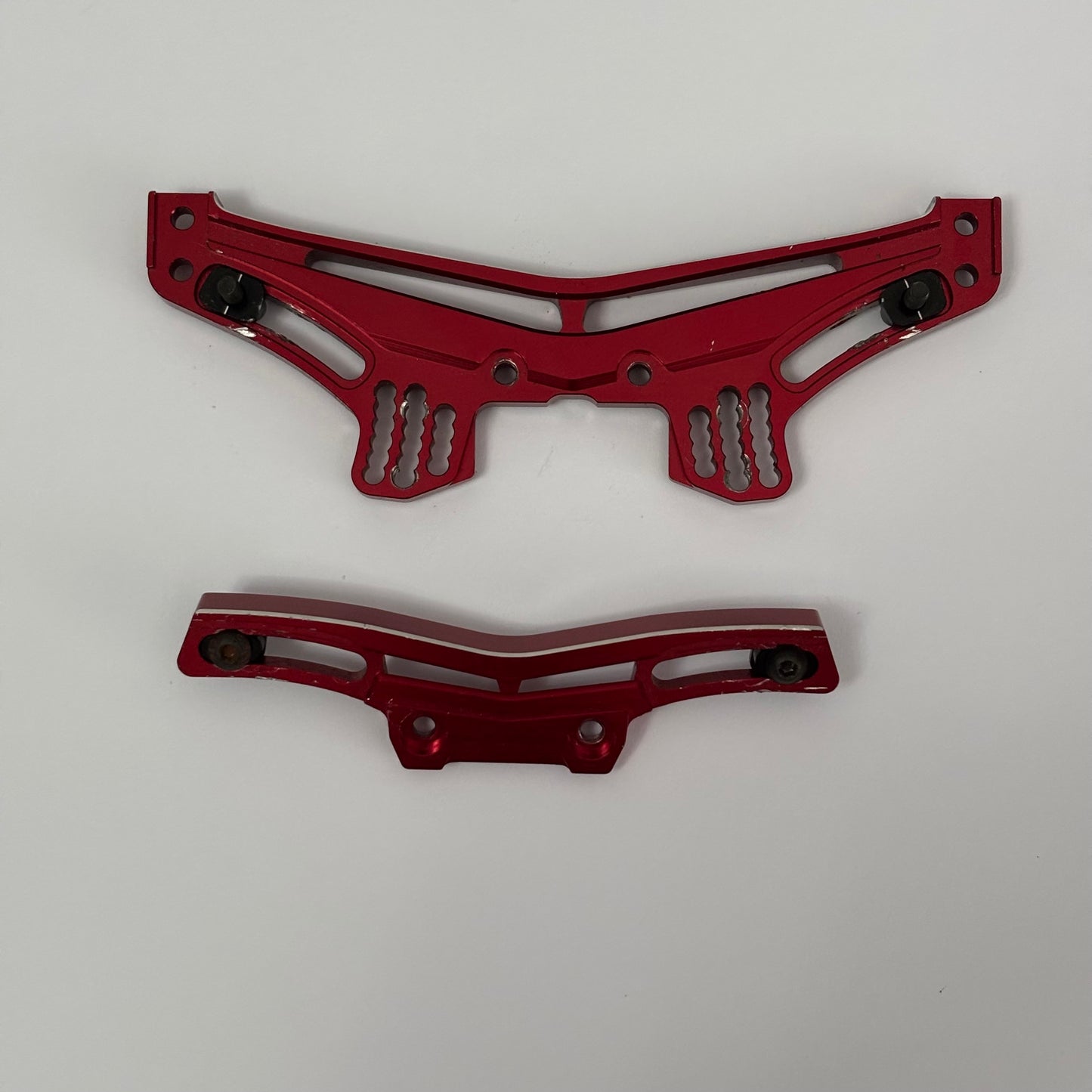 MST Red Alloy RMX 2.0 2.5 Front Rear Shock Towers #210578R #210577R