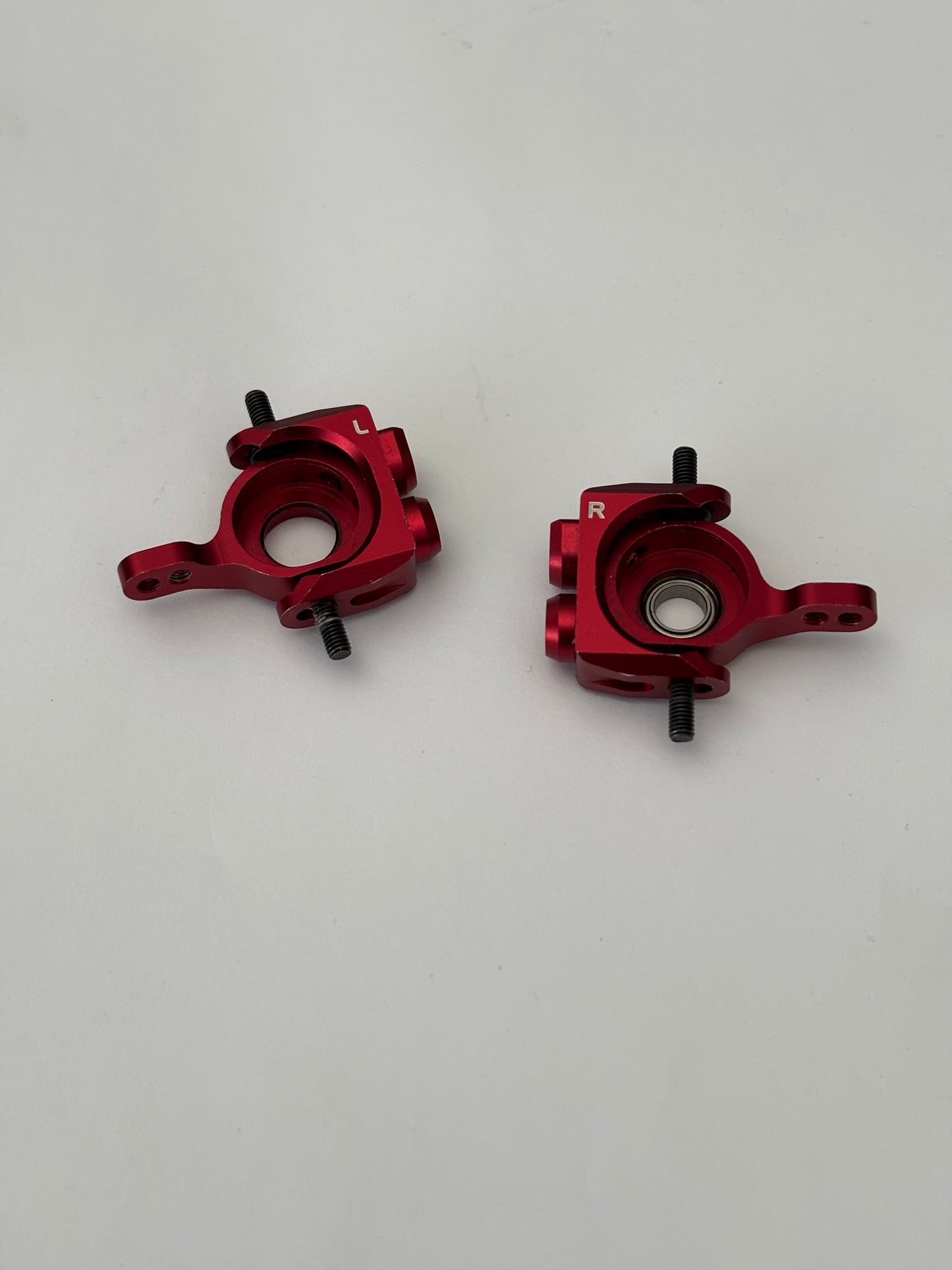 Overdose Red Alloy Front Knuckle And C Hub Galm DP YD2 Wrap Up Next Vacula Dival
