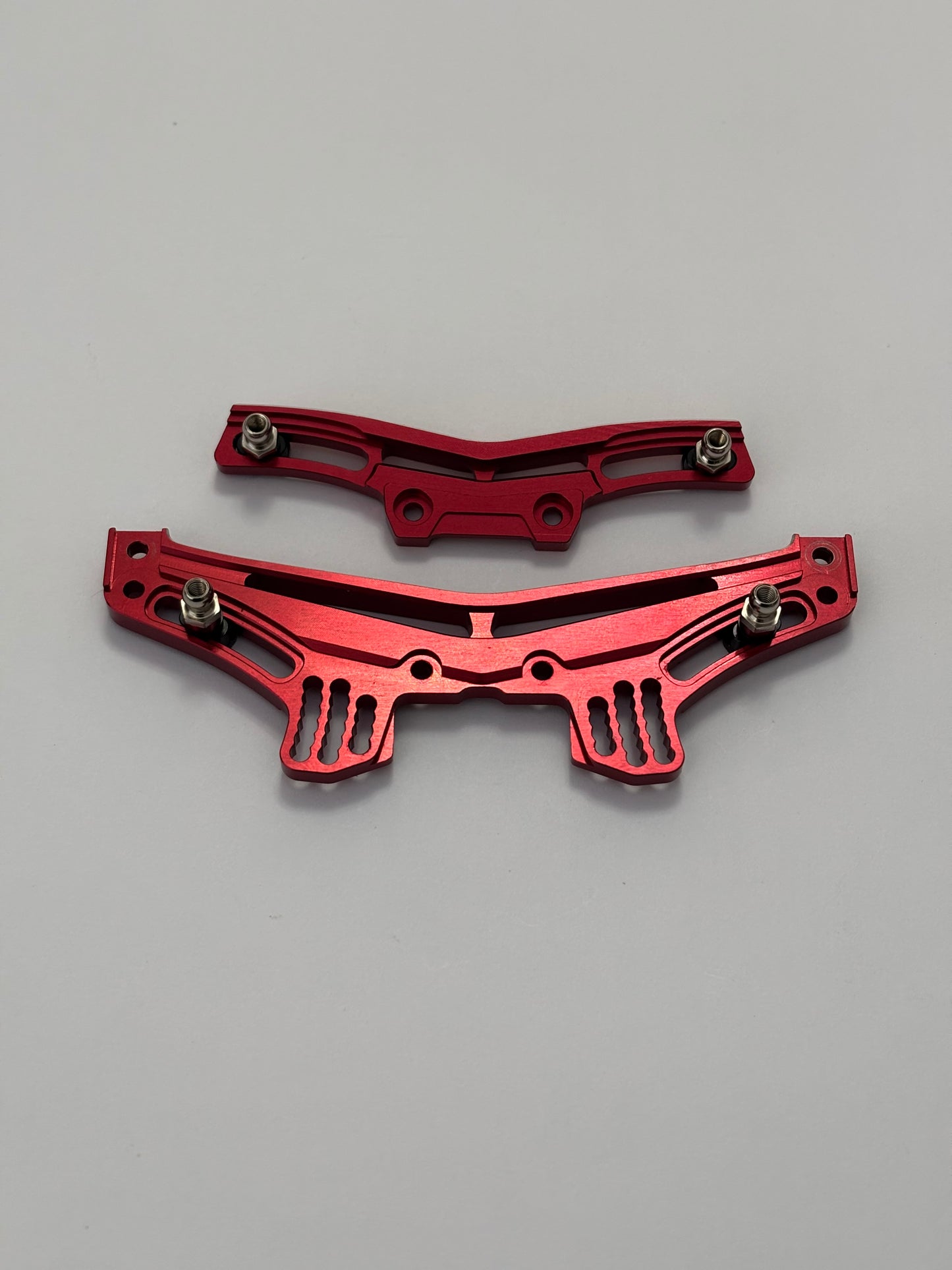 MST Red Alloy Shock Towers Front Rear