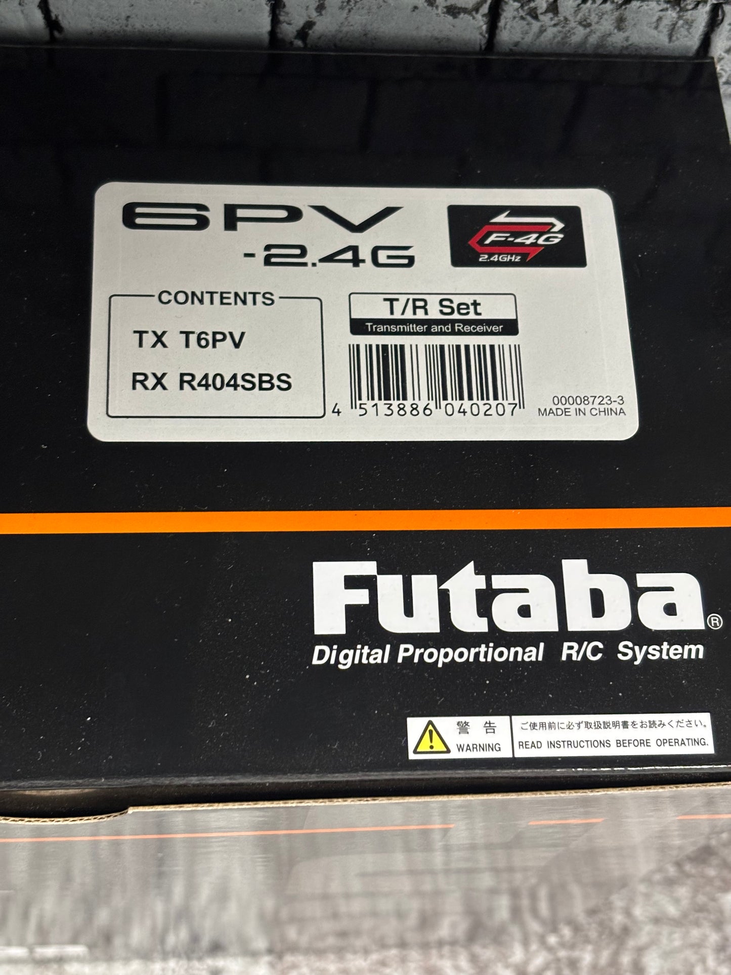 Futaba T6PV Controller and Receiver Transmitter Sbus Boxed