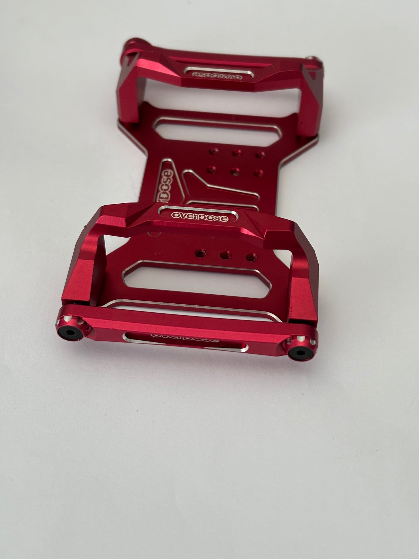 Overdose Battery Holder Alloy Red Plate