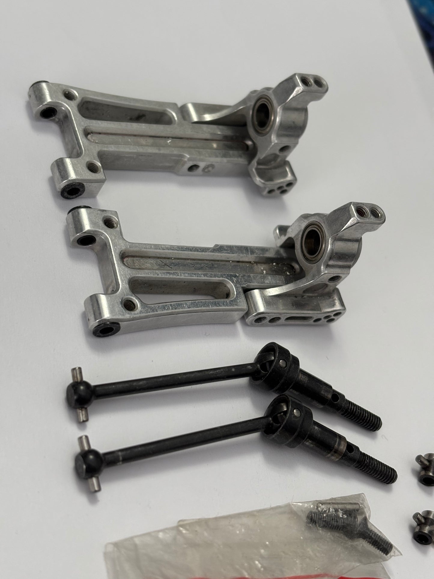 Wrap Up Next Rear Alloy Arms Silver FRD MRD YD2