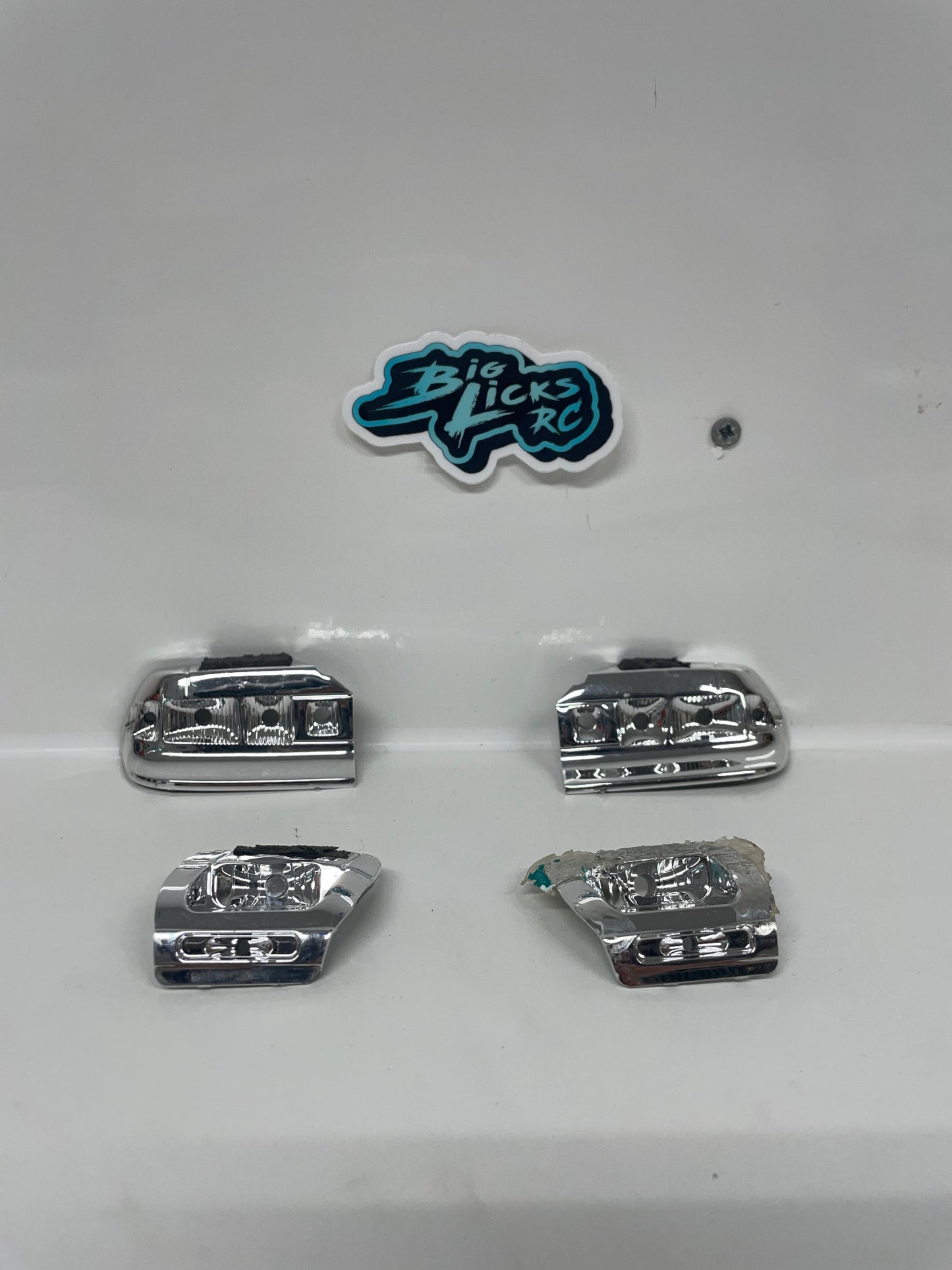 Yokomo Chrome Mazda RX7 FC Light Buckets
