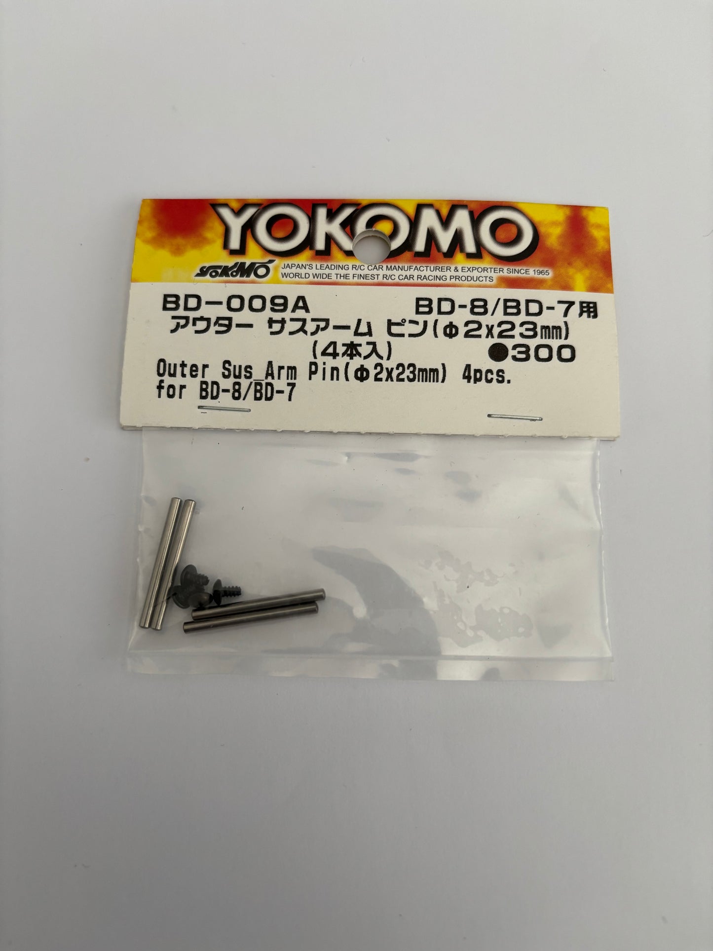 Yokomo BD-009A Suspension Arm Pin 2 x 23mm