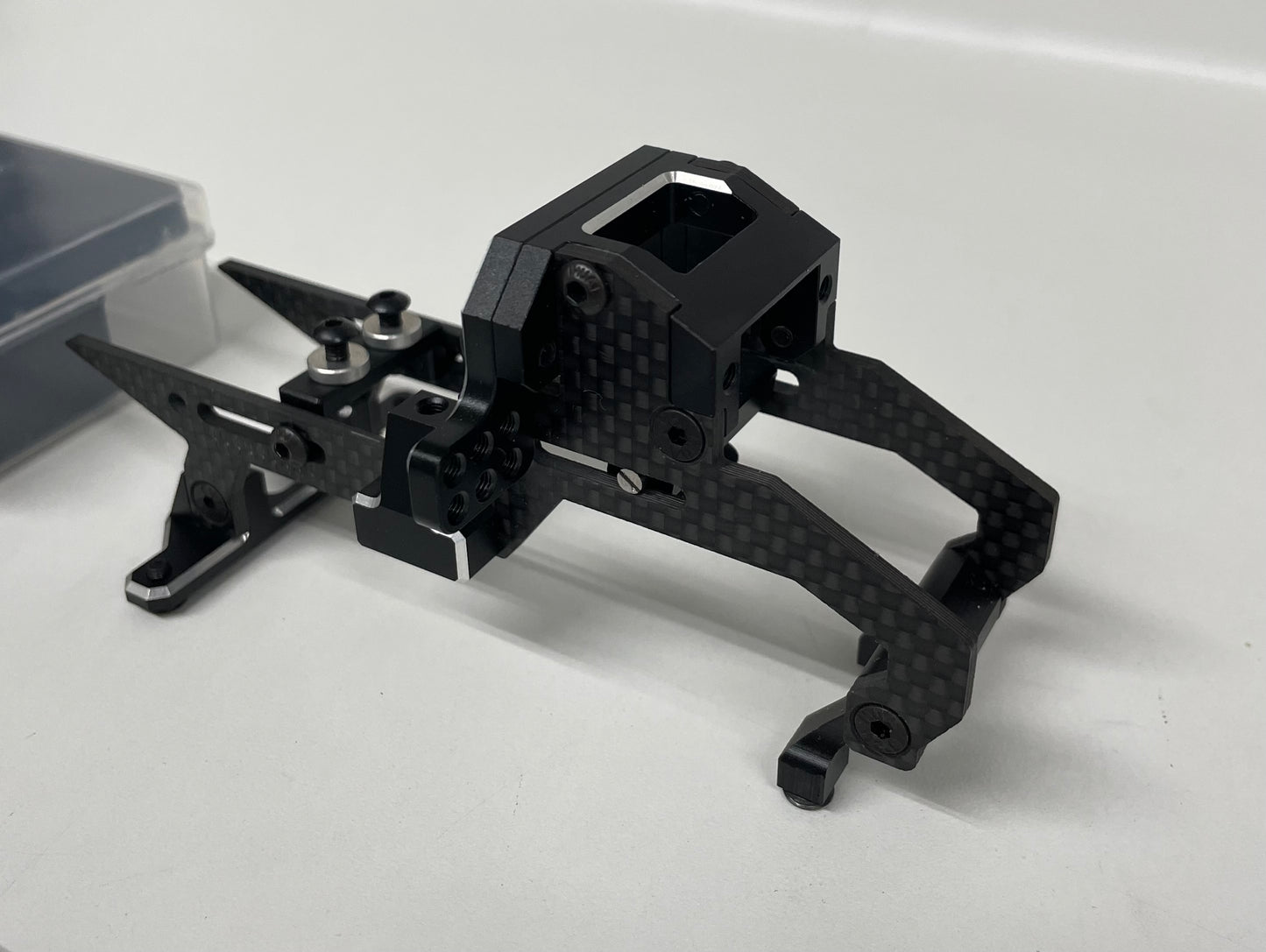 Rhino Racing DDSS Steering Rack Front Bulkhead Black Alloy