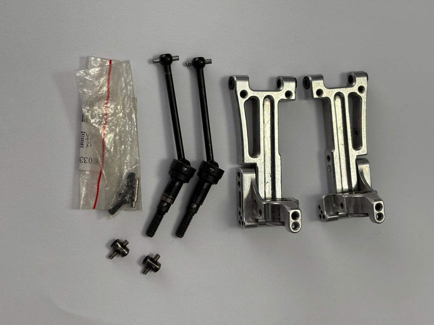 Wrap Up Next Rear Alloy Arms Silver FRD MRD YD2