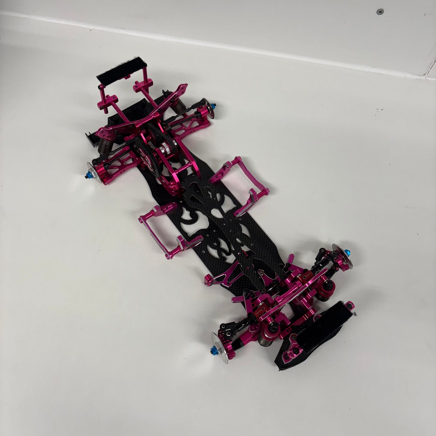 3Racing Sakura D4 Pink RC Drift Chassis Alloy Carbon RWD