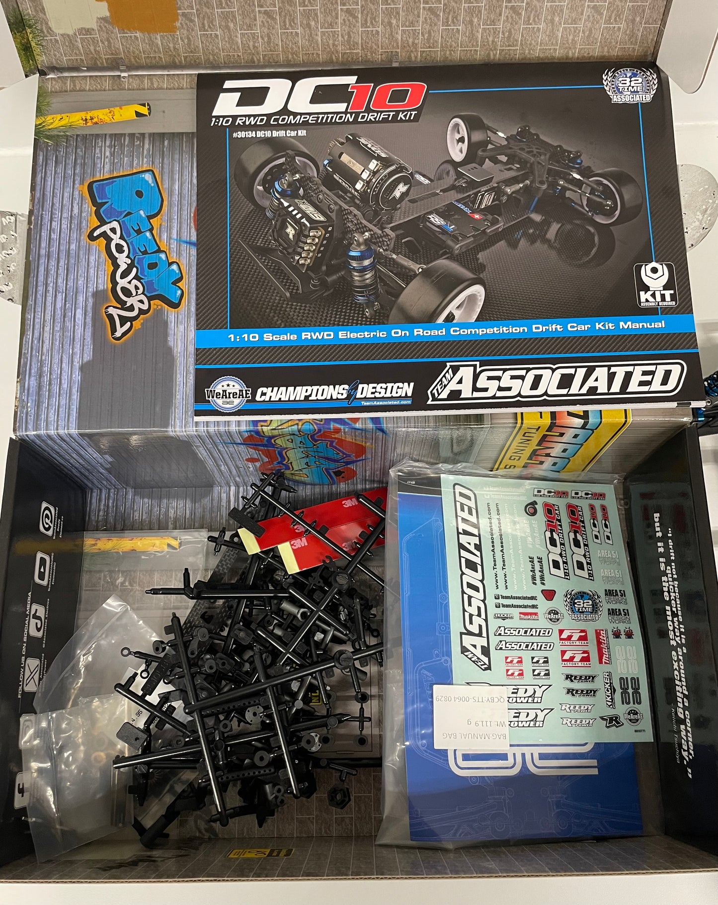 Team Associated DC10 Carbon RWD Drift Chassis Alloy Shocks