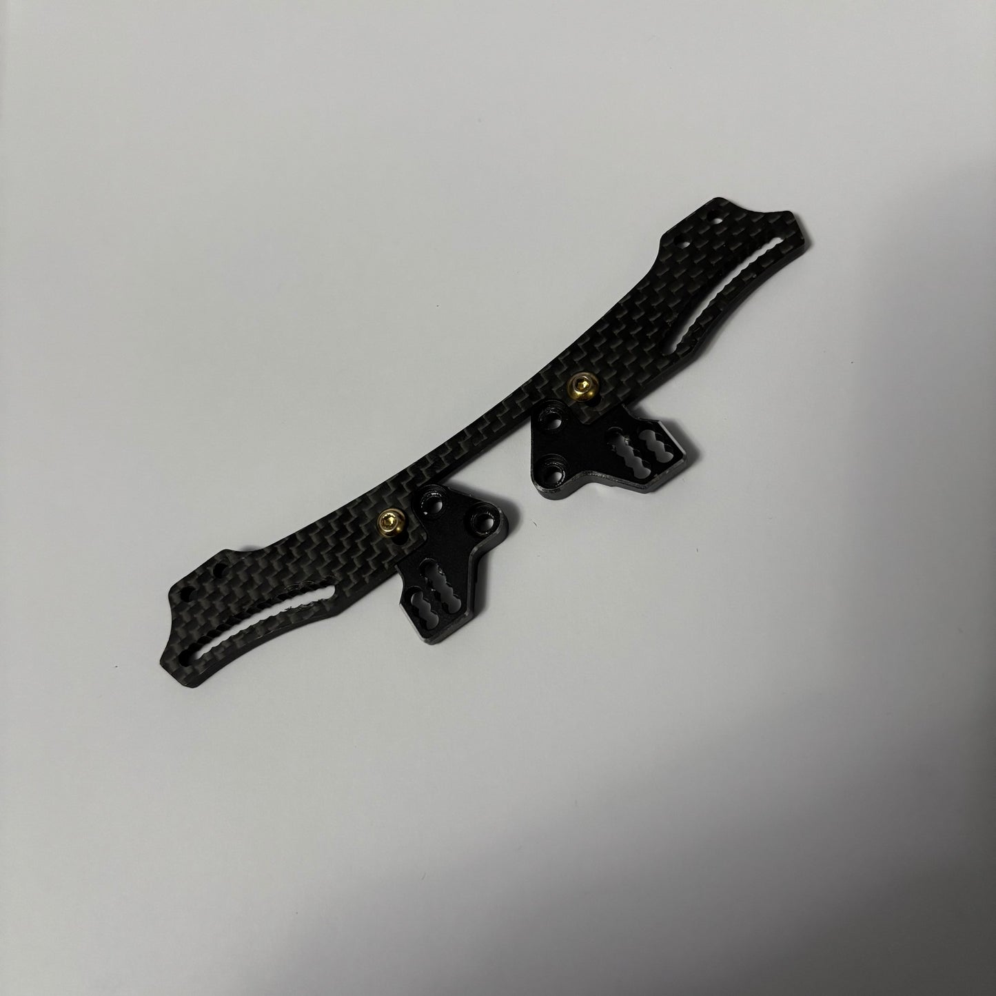 Yeah Racing Suspension Mount Rear Carbon Alloy Black