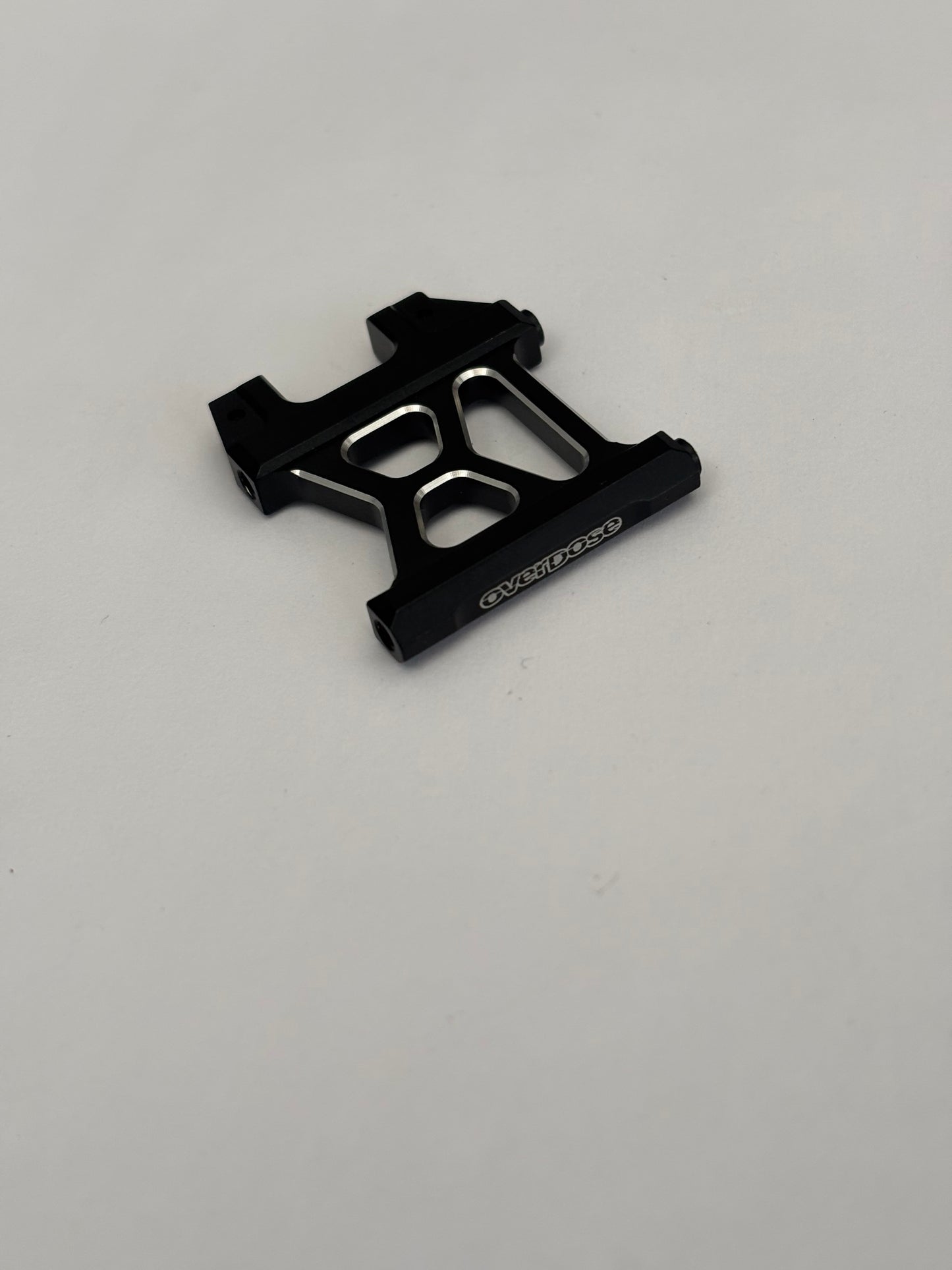 Overdose Rear Upper Brace Motor Holder Black Alloy