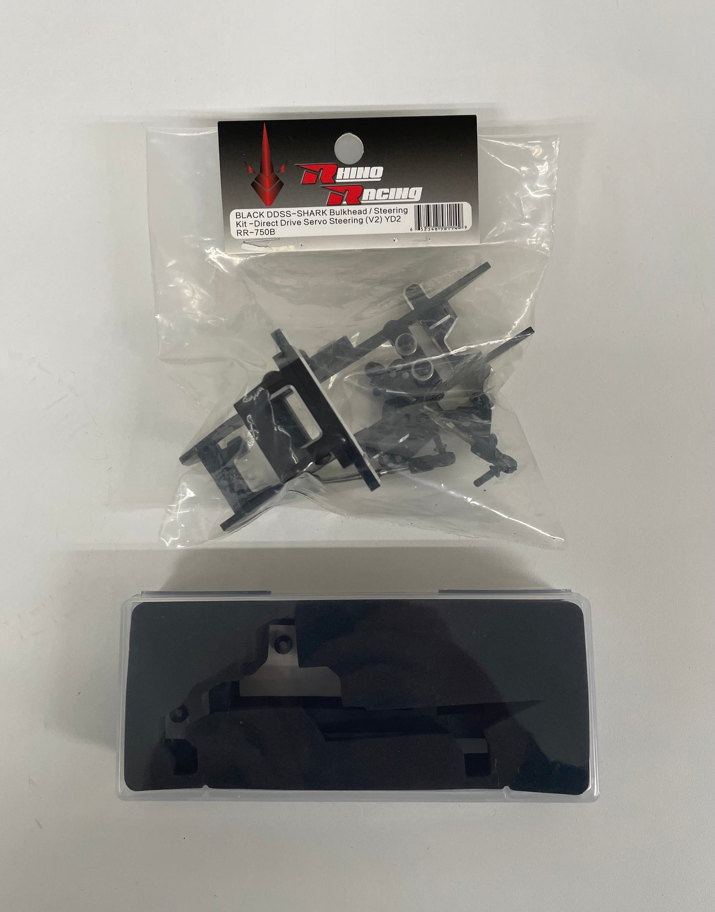 Rhino Racing DDSS Steering Rack Front Bulkhead Black Alloy