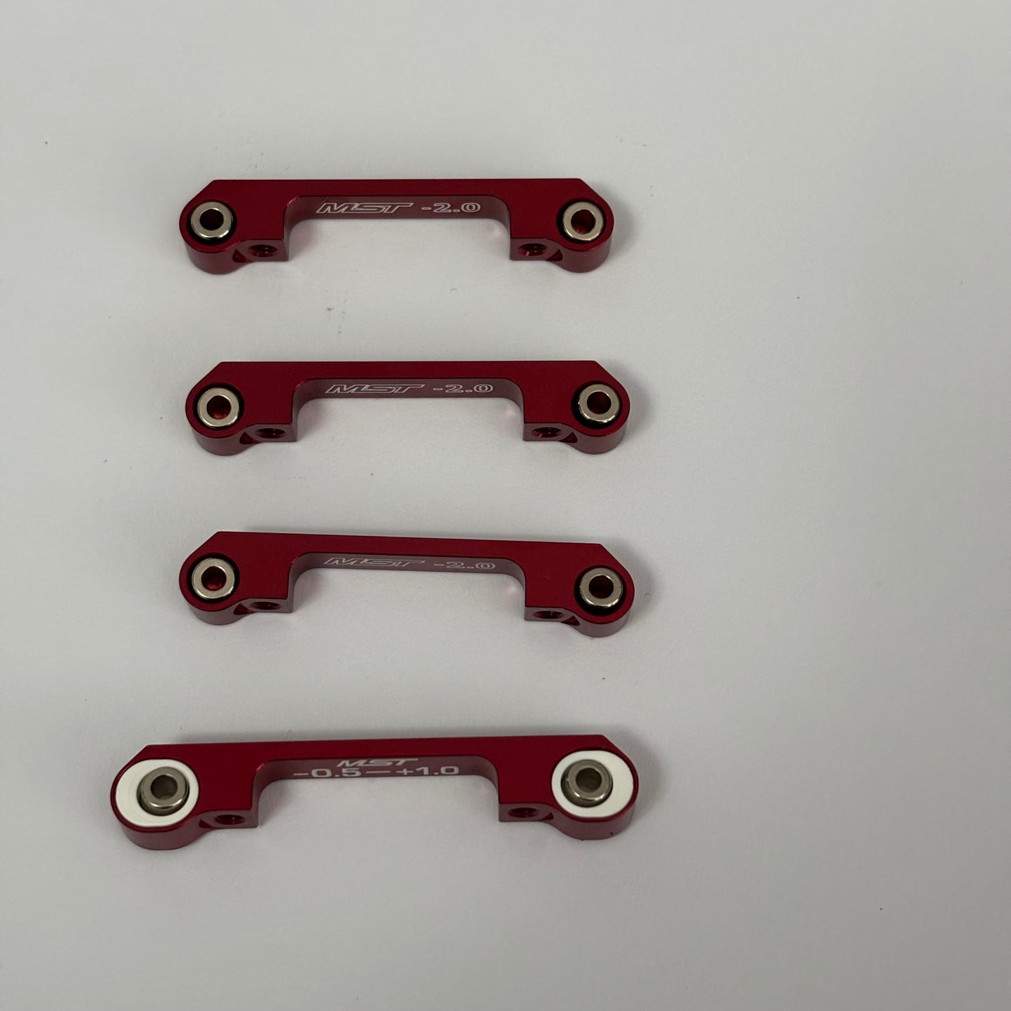 MST Red Alloy RMX 2.0 2.5 Front Rear Suspension Mounts #210576R