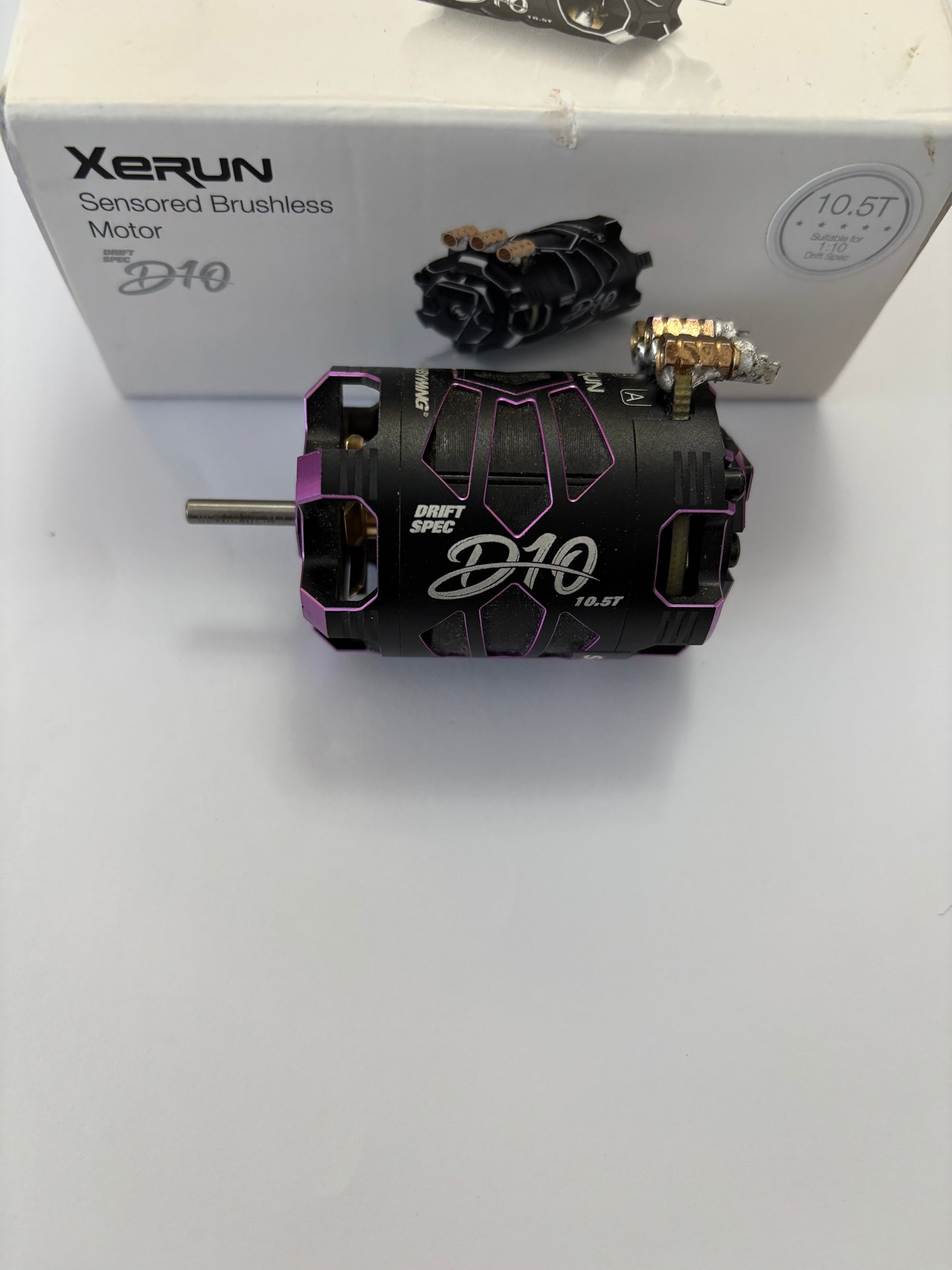 Hobbywing D10 Purple Alloy 10.5 T Motor Sensored Brushless L1 Rotor