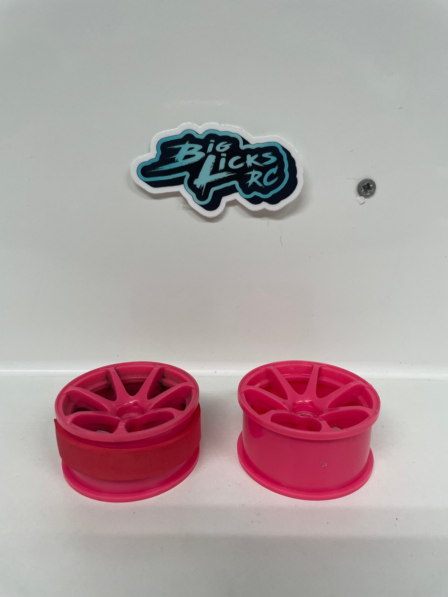 AVS Model 7 Style Wheels Pink Offset 5 Pair