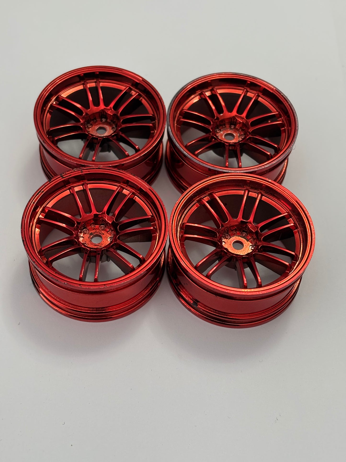 MST Red Chrome Wheels Offset 5