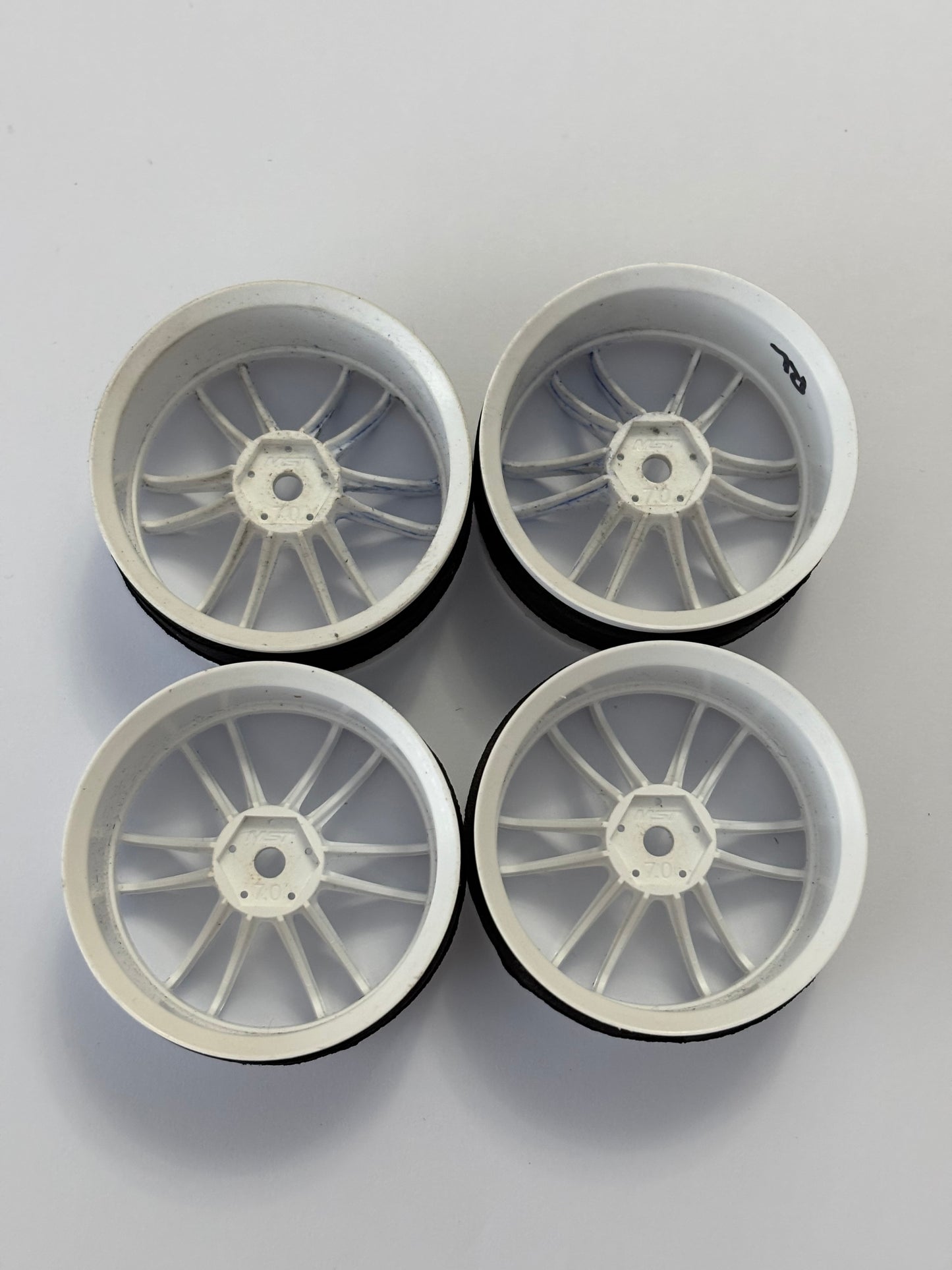 MST Wheels Offset 7 White