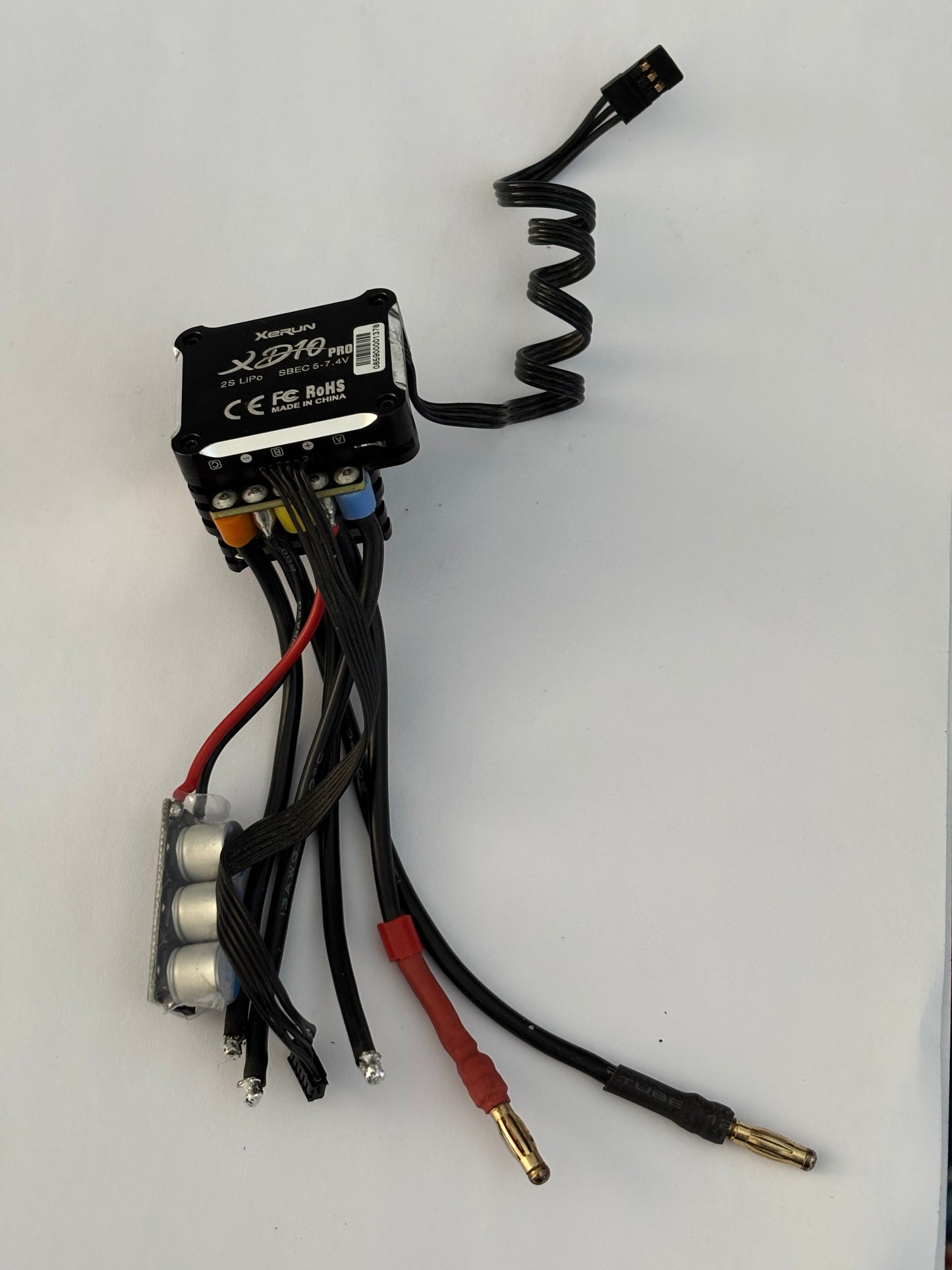 Hobbywing XD10 ESC Black Alloy Turbo Boost Sensored Brushless