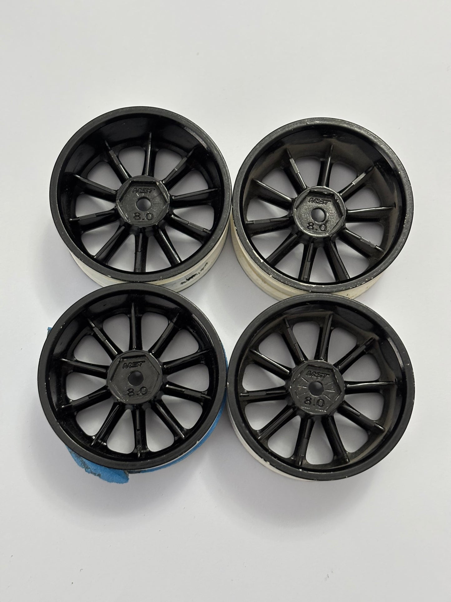 MST Wheels Offset 8 Black