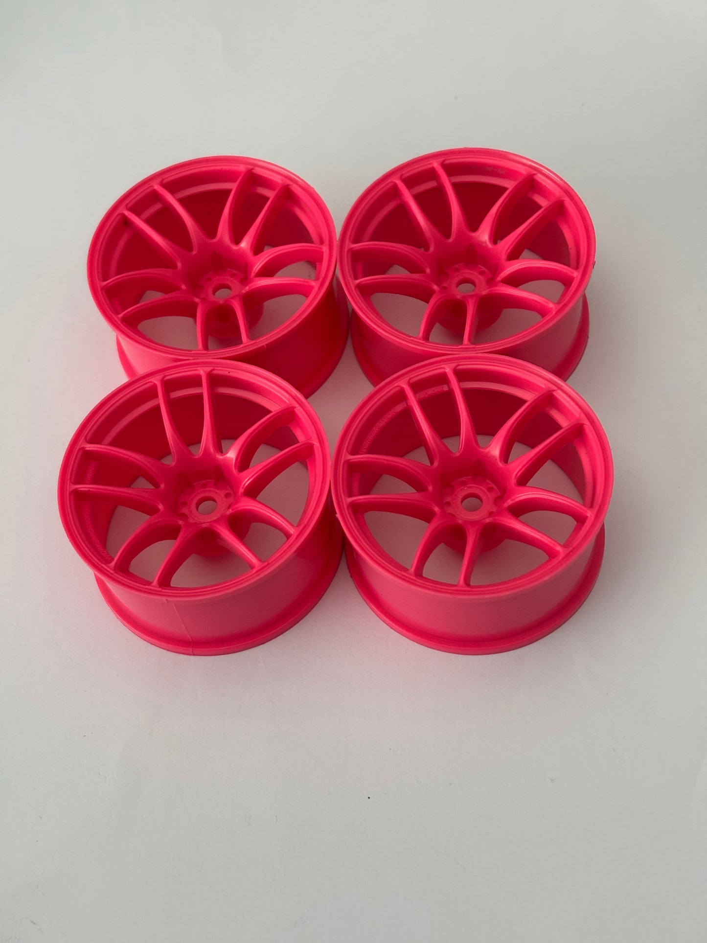 Overdose Work Emoticon Pink Offset 7 Wheels R Spec High Traction