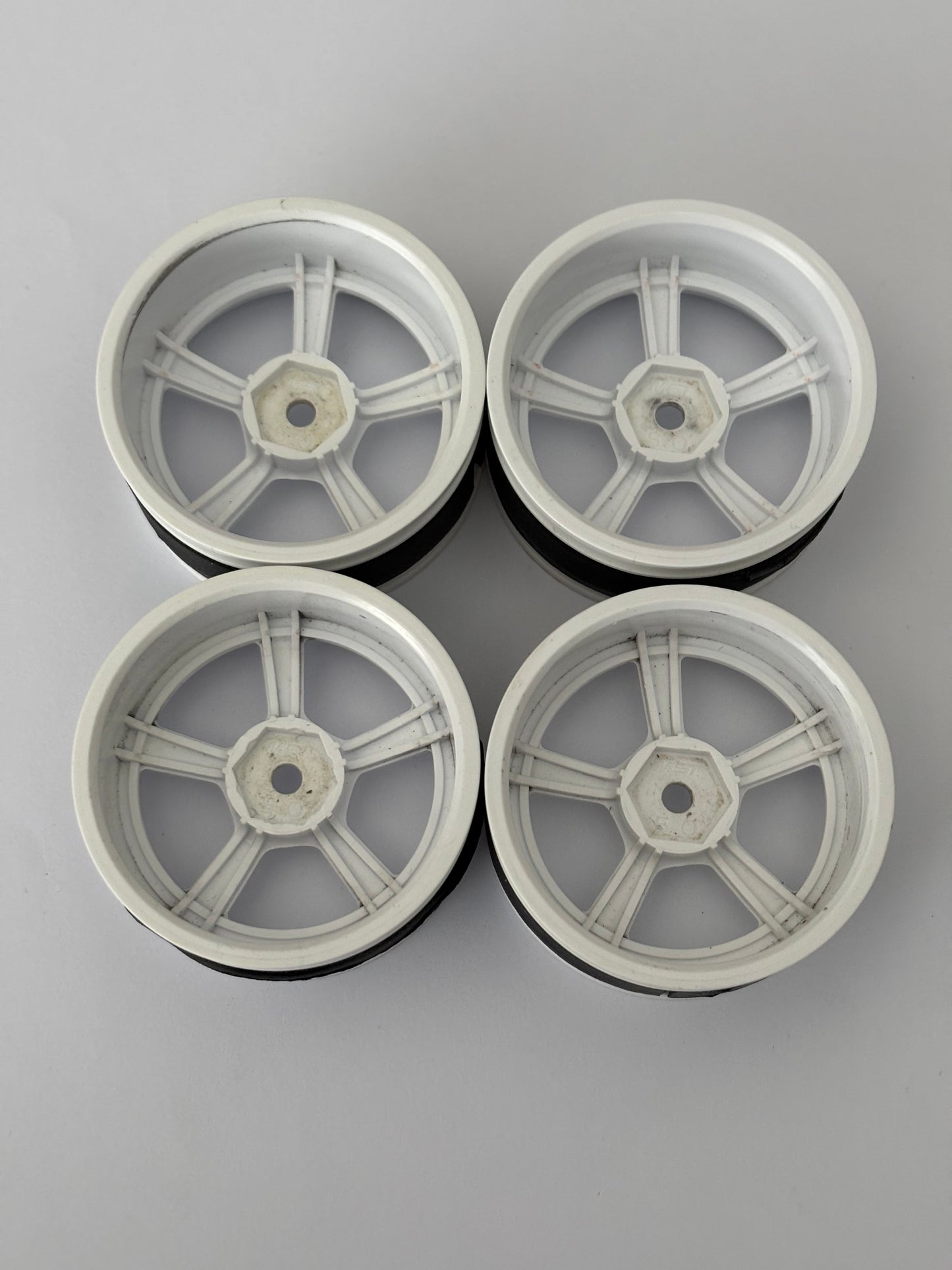 MST White 5.0 Offset 5 Wheels