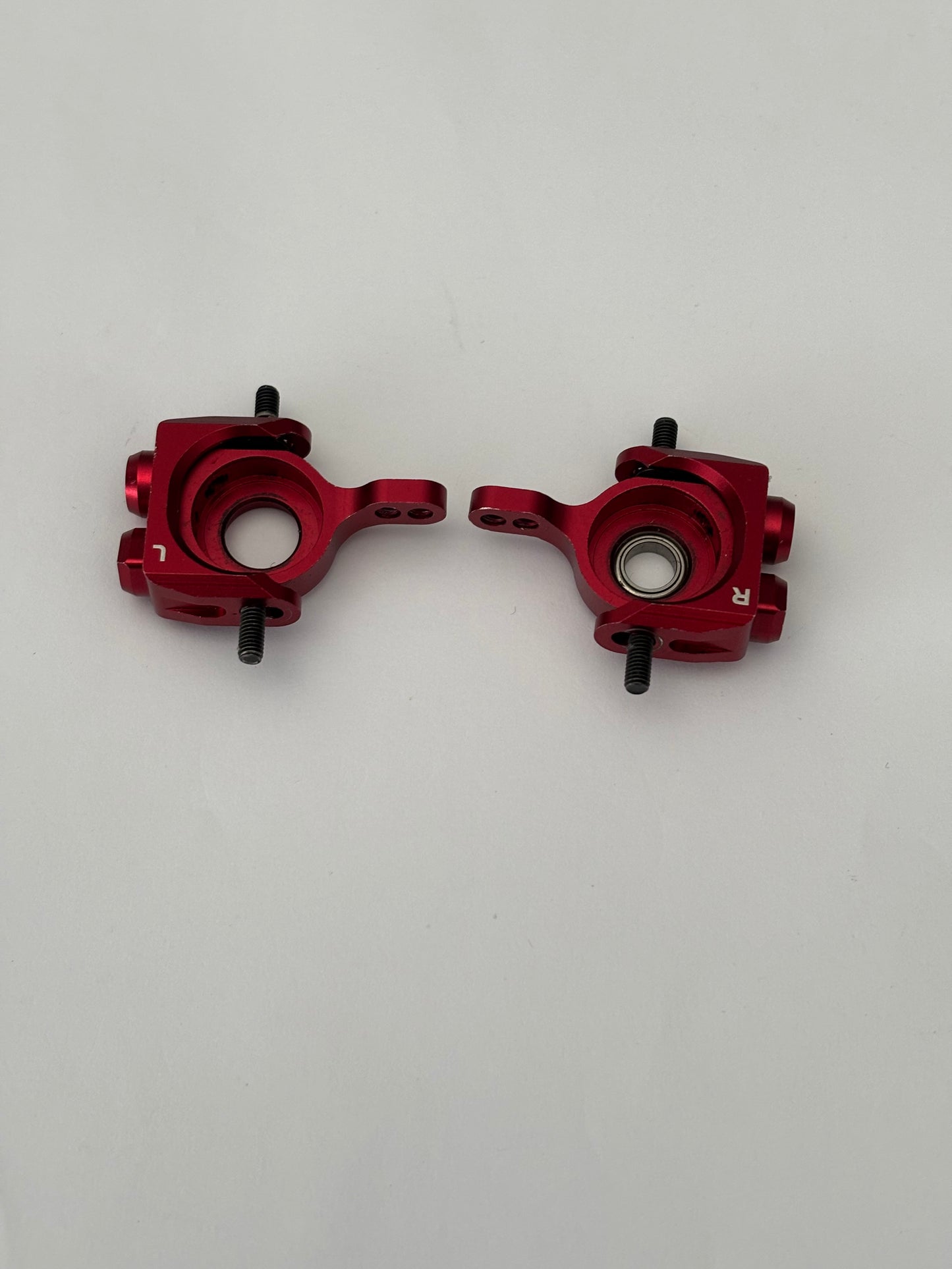 Overdose Red Alloy Front Knuckle And C Hub Galm DP YD2 Wrap Up Next Vacula Dival