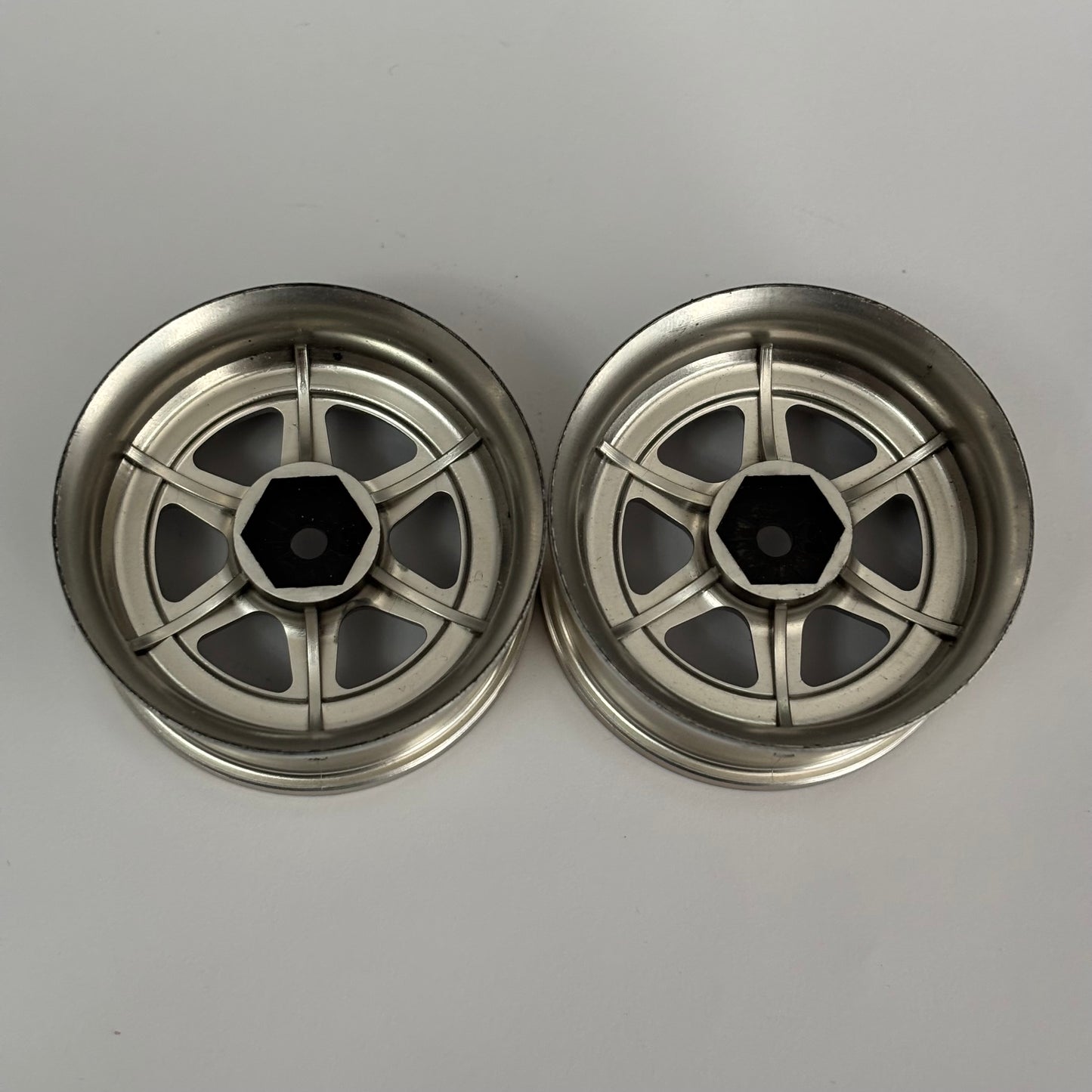 Lab Bronze Silver Offset 6 Pair