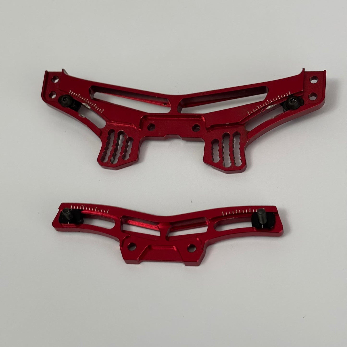 MST Red Alloy RMX 2.0 2.5 Front Rear Shock Towers #210578R #210577R