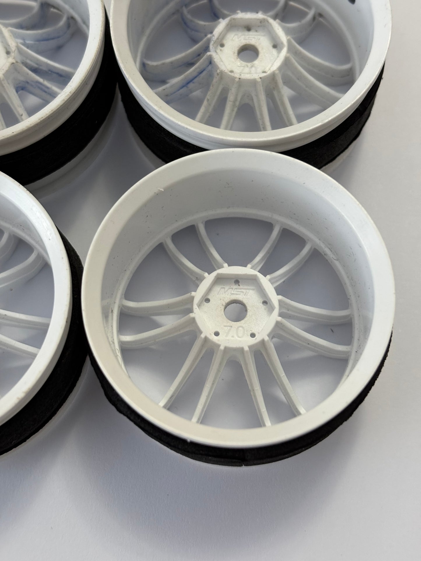 MST Wheels Offset 7 White