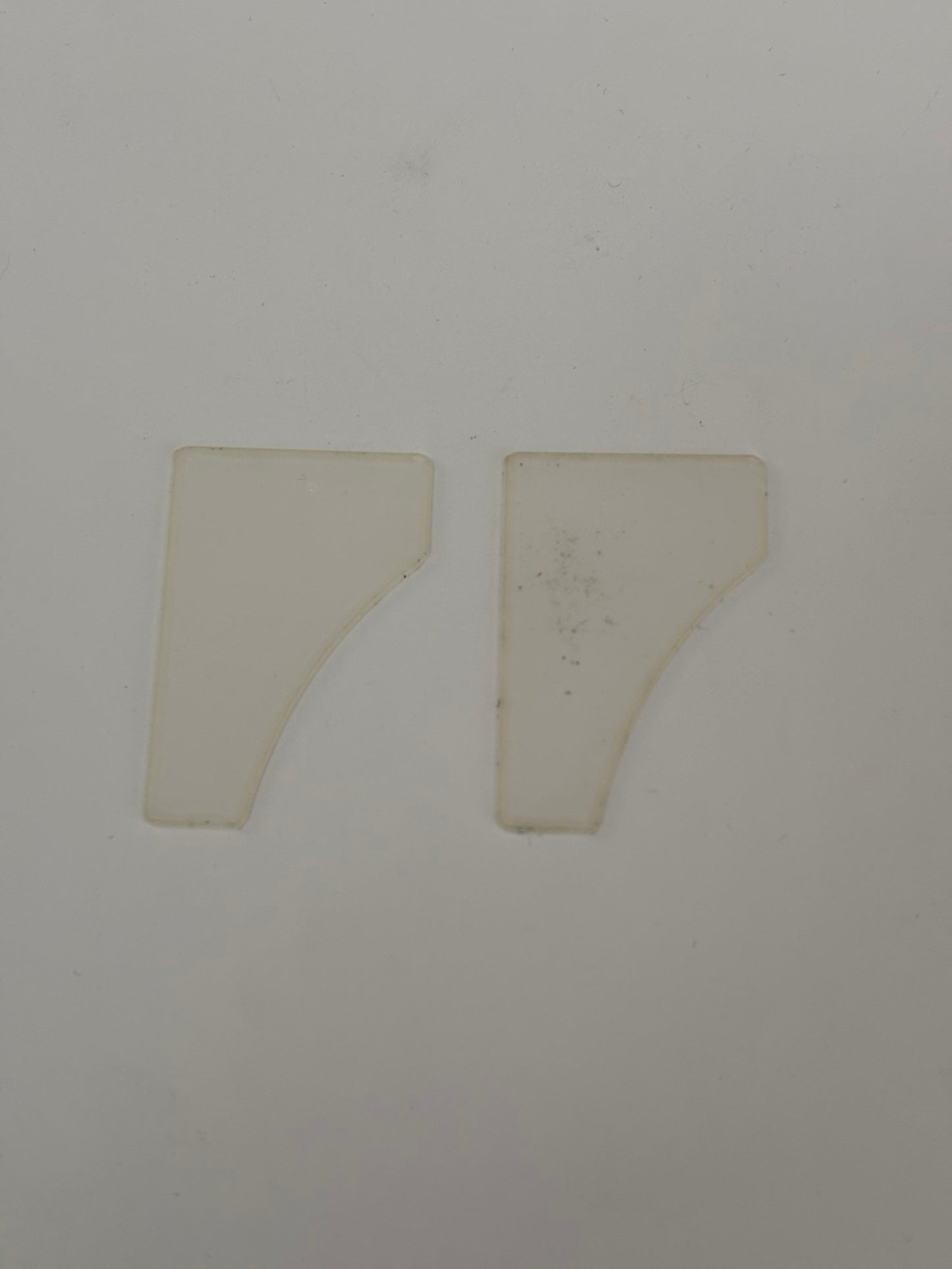 Spoiler End Plates Lexan Clear