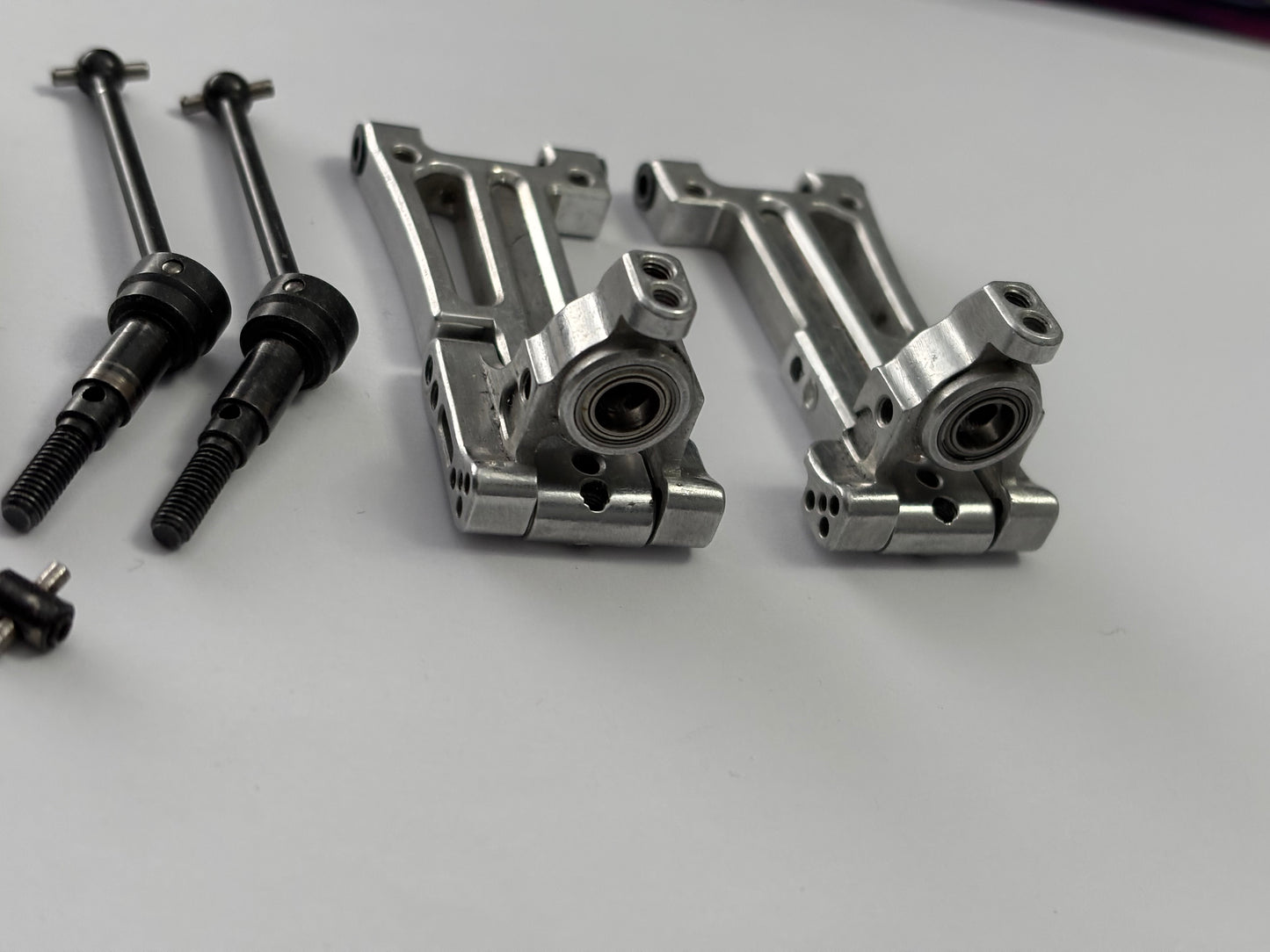 Wrap Up Next Rear Alloy Arms Silver FRD MRD YD2