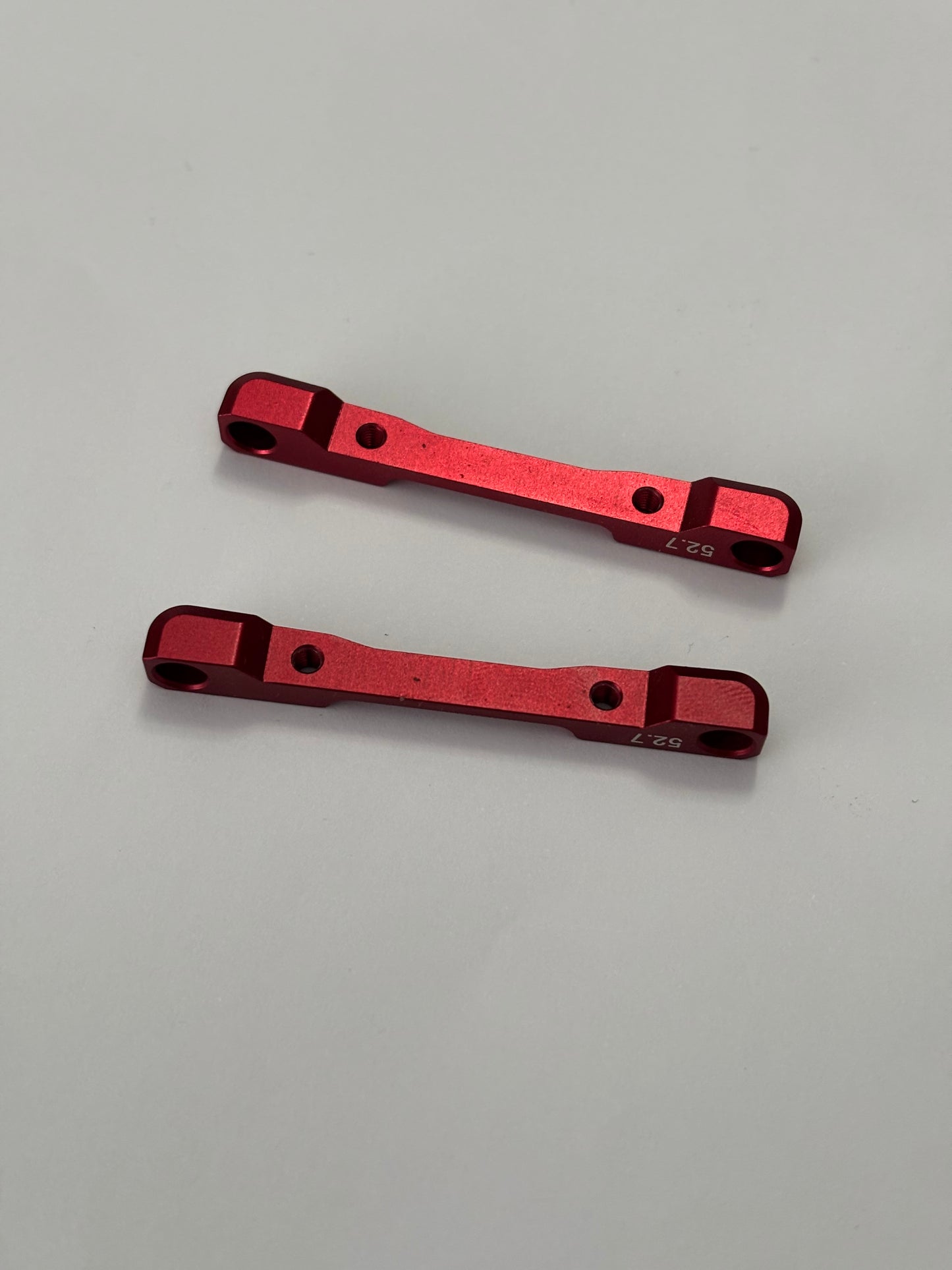 Overdose Red Alloy Suspension Mounts x2 52.7 Pair