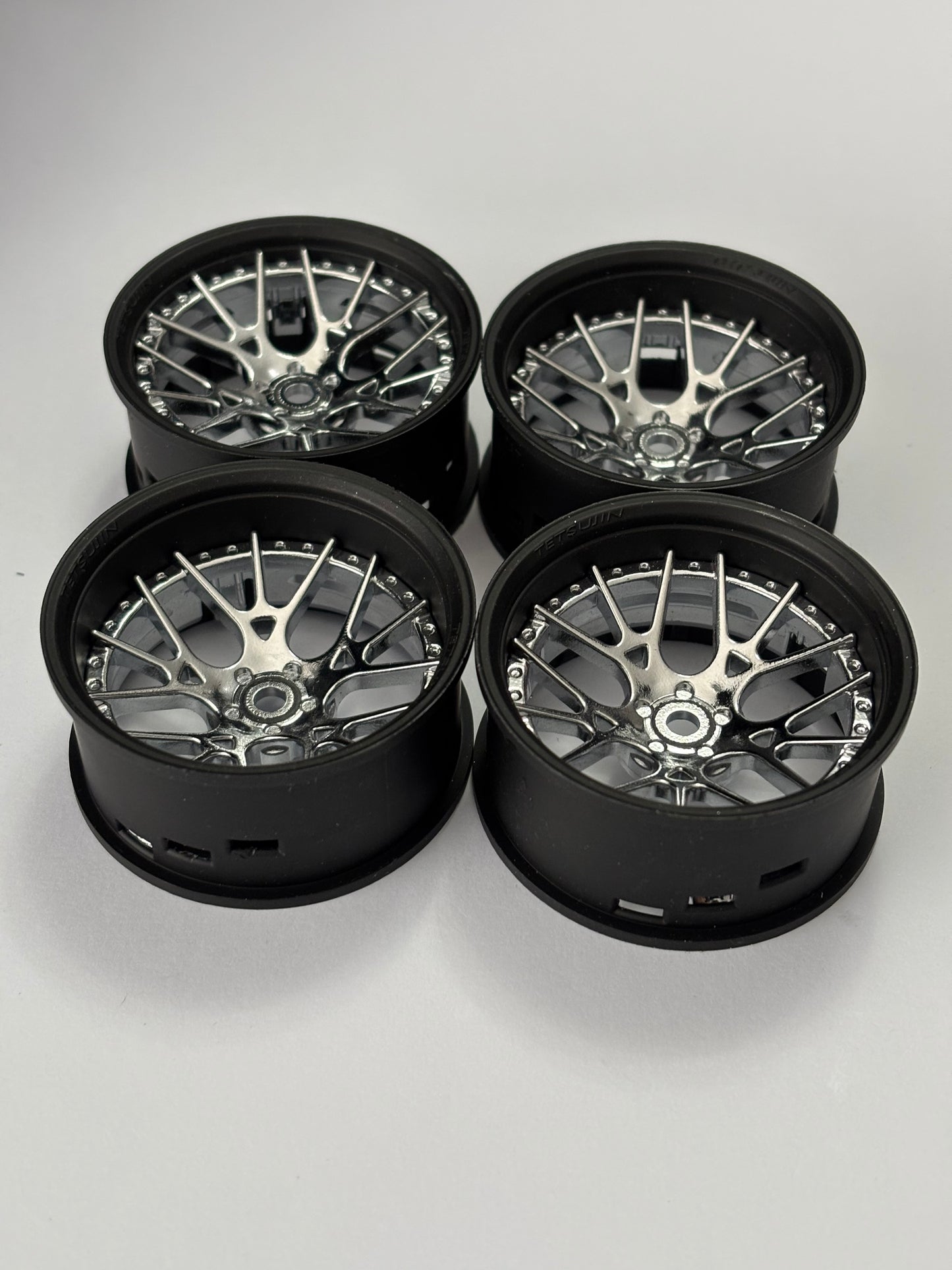 Tetsujin Adjustable Wheels Chrome Black