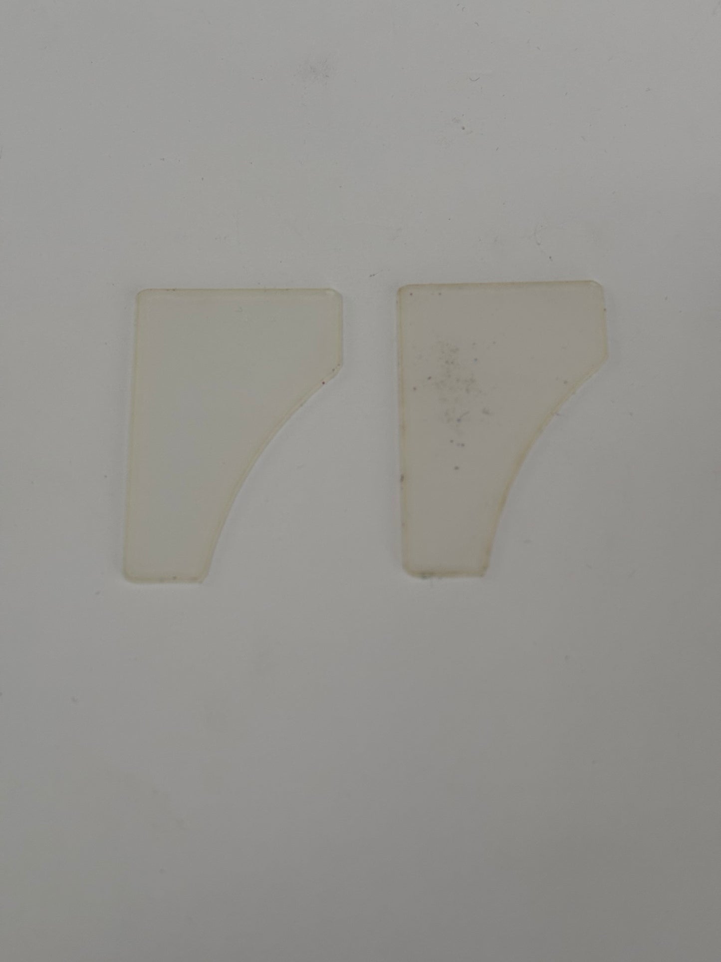 Spoiler End Plates Lexan Clear