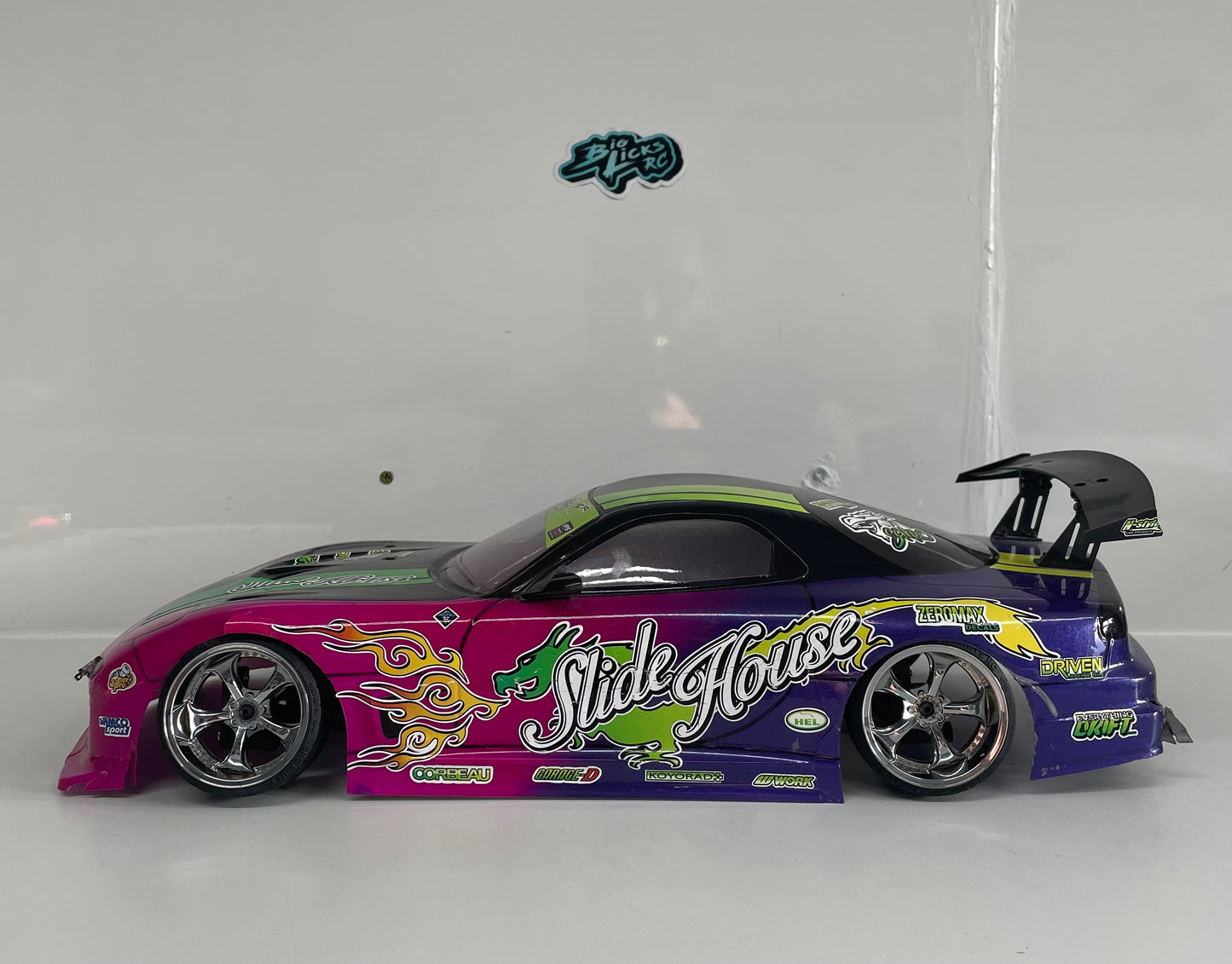 Mazda RX7 FD3S Slide House Bodyshell Pink Purple