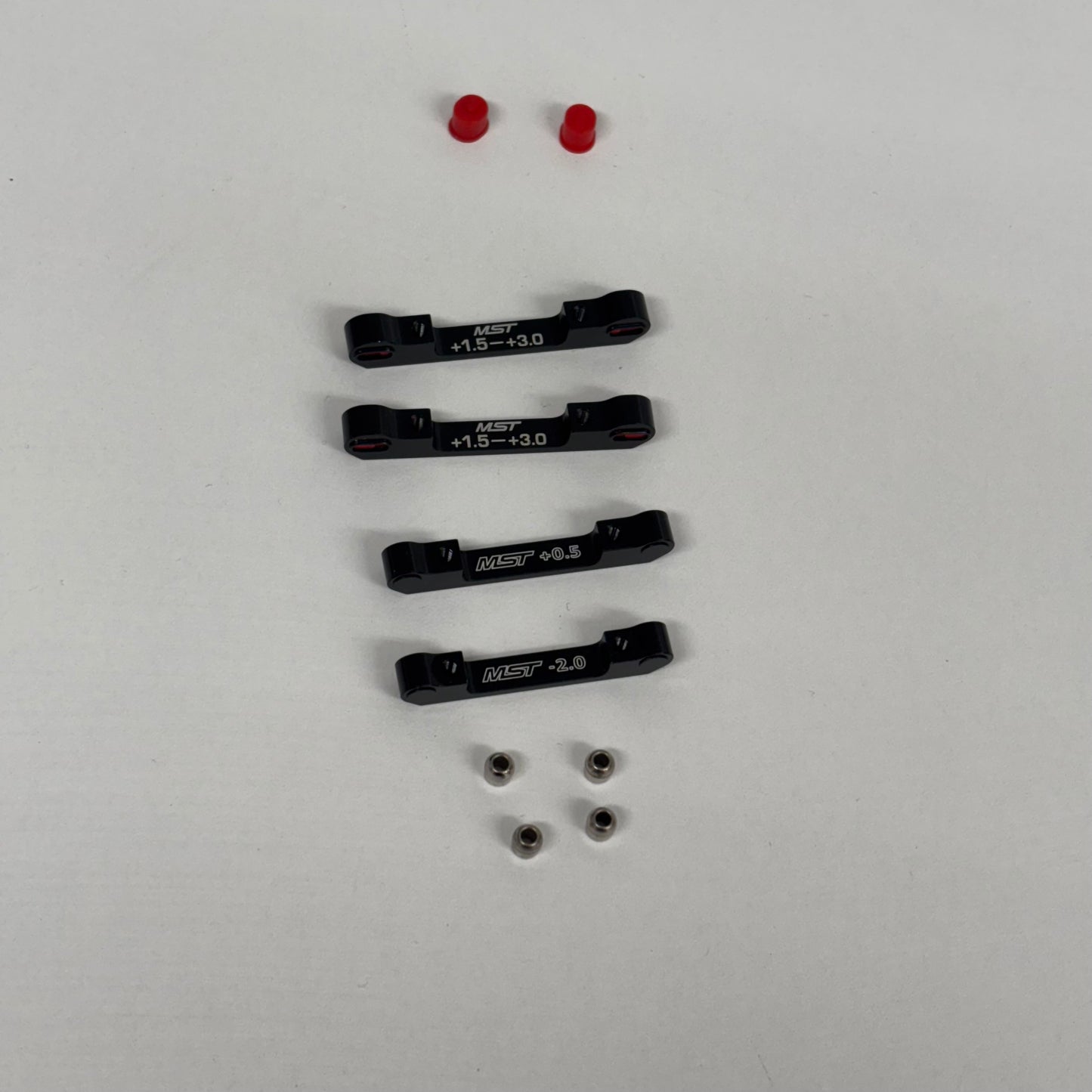 MST Black Alloy Suspension Mounts